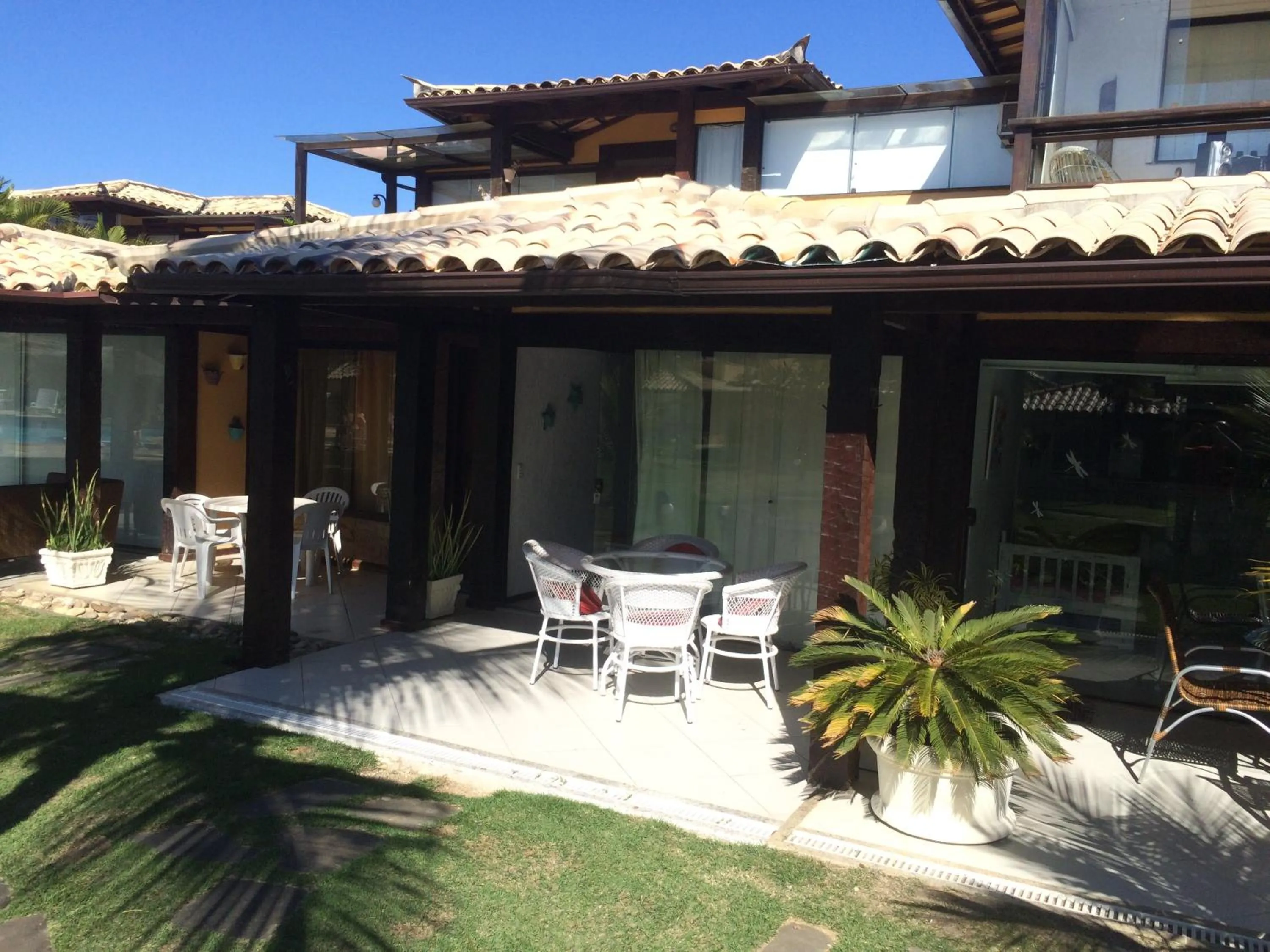 Balcony/Terrace in Apart Hotel em Búzios