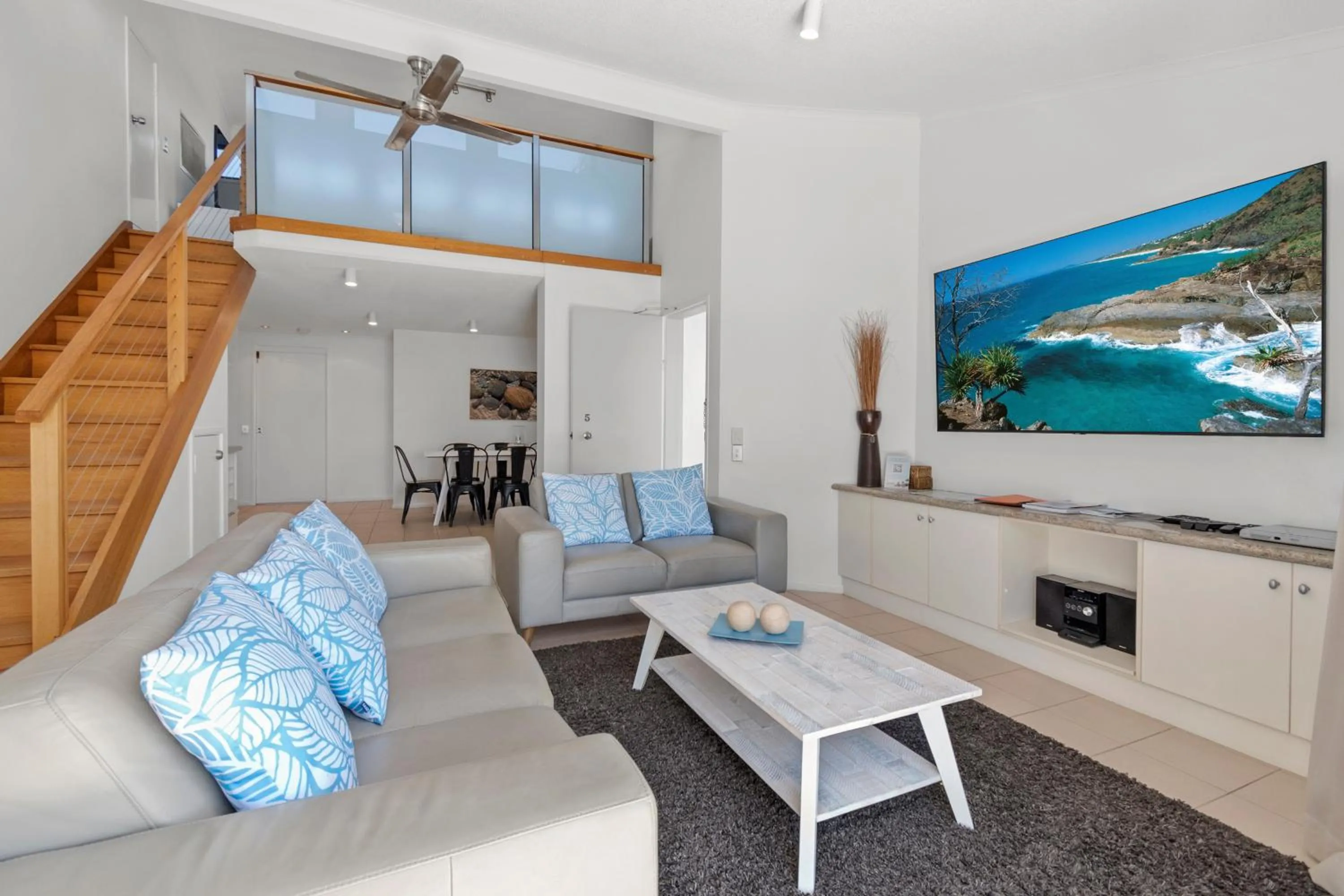 Seating area in Noosa Boutique Apartments & Elkhorn Villas