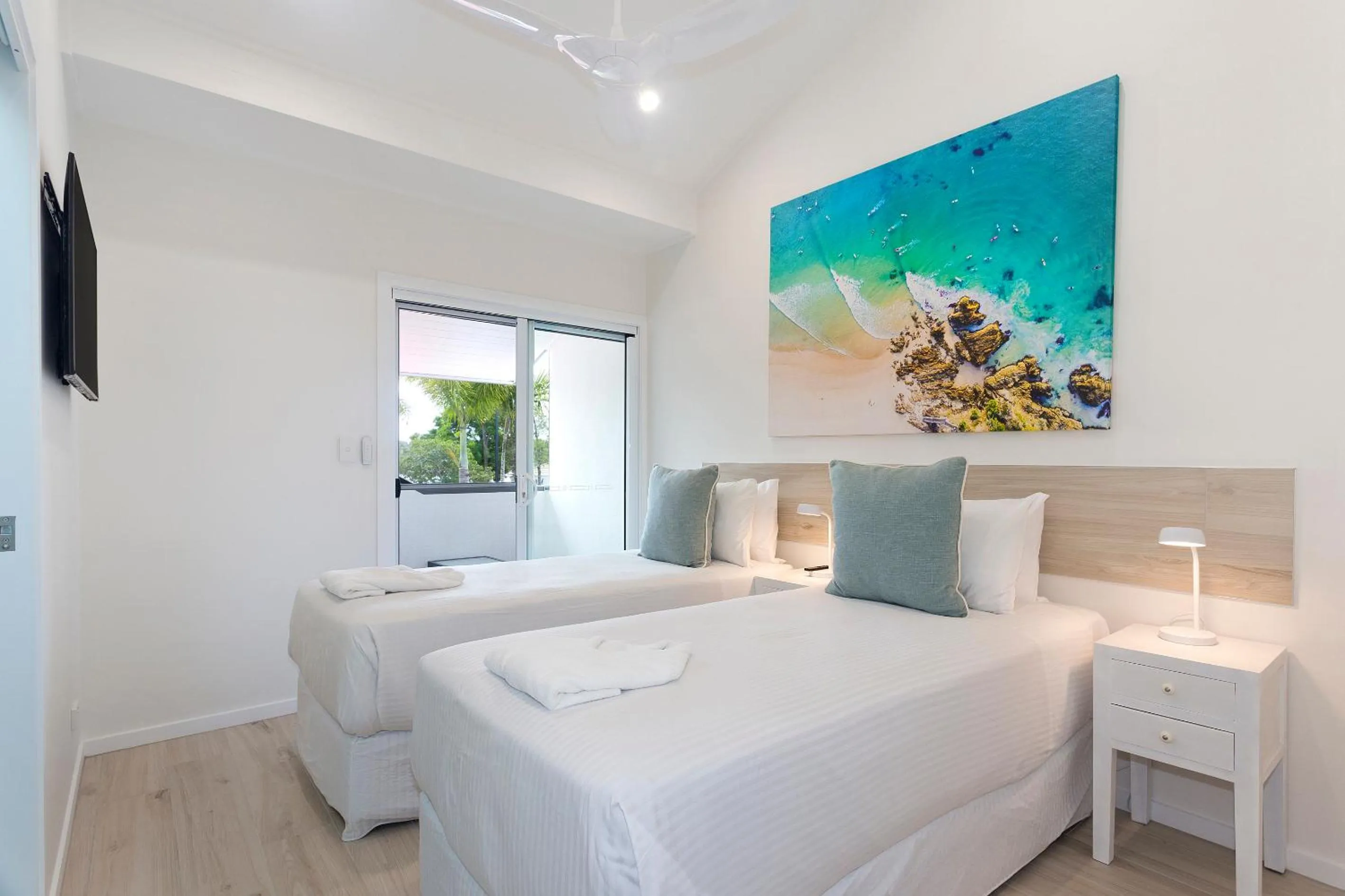 Bedroom, Bed in Noosa Boutique Apartments & Elkhorn Villas