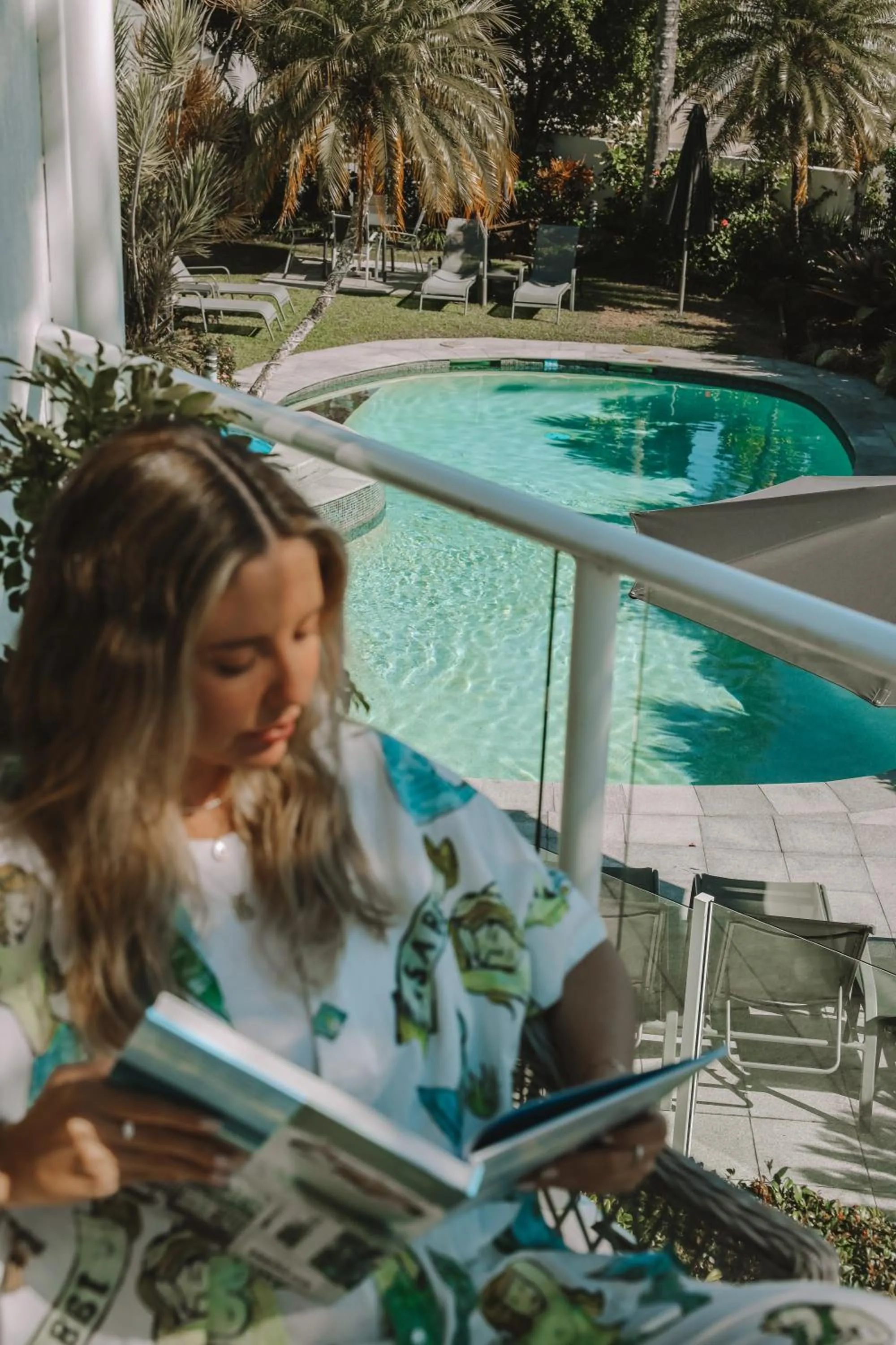 Pool view in Noosa Boutique Apartments & Elkhorn Villas