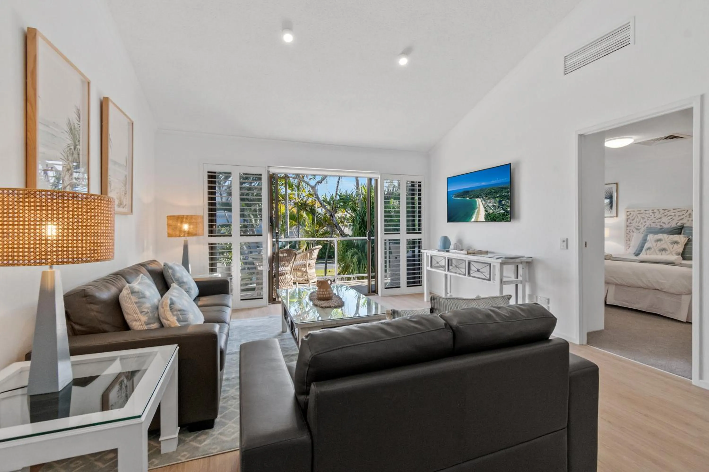 Living room in Noosa Boutique Apartments & Elkhorn Villas