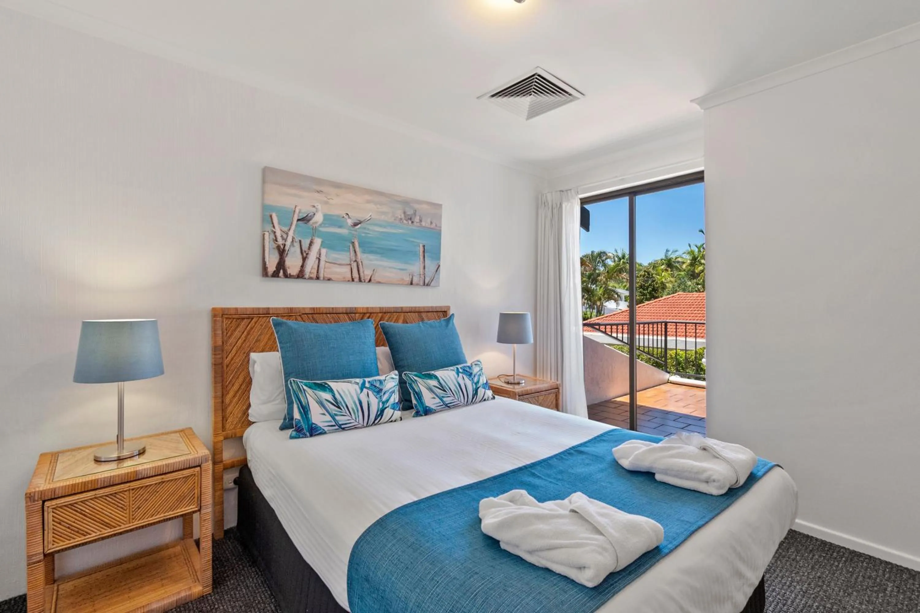 Bedroom, Bed in Noosa Boutique Apartments & Elkhorn Villas