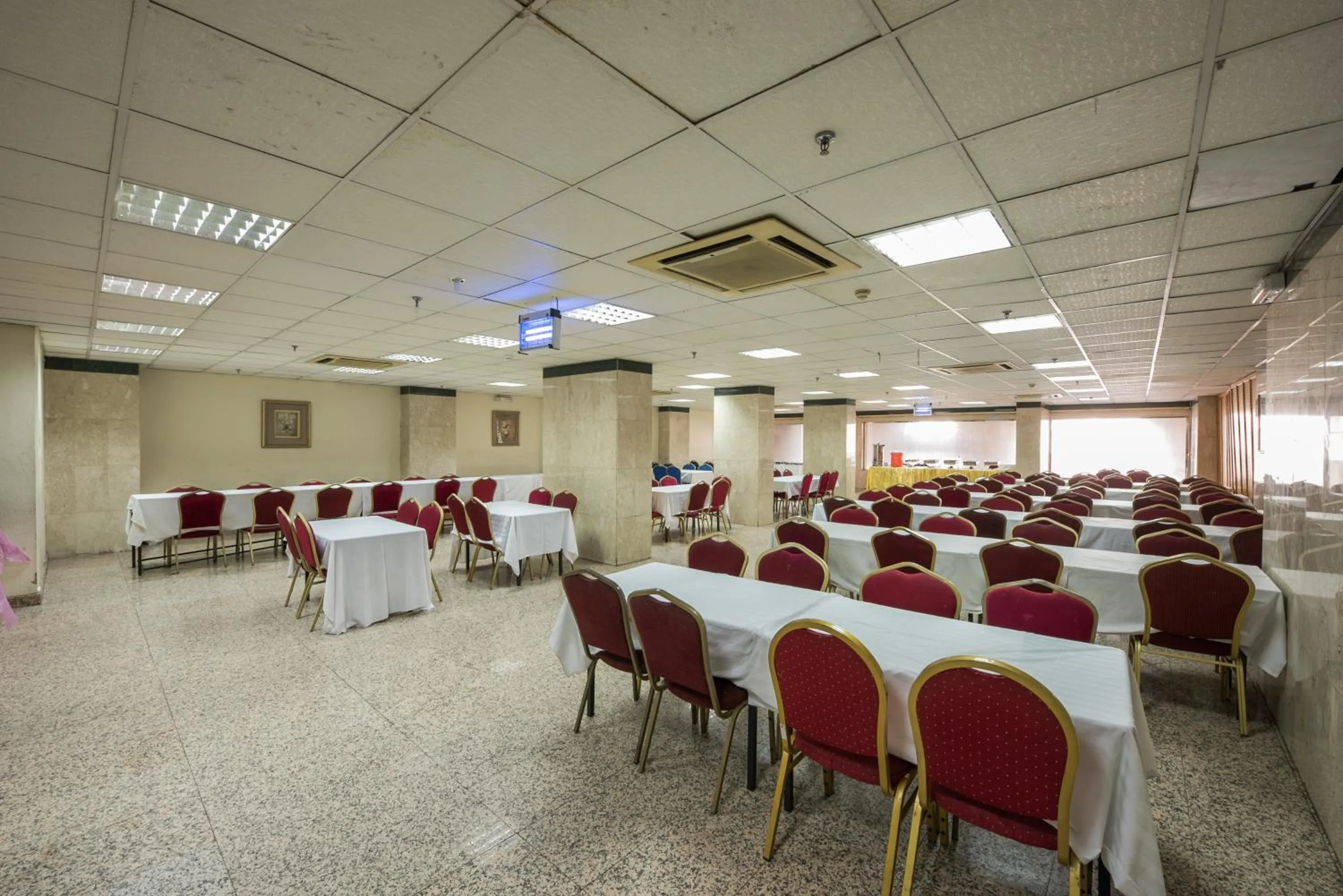 Dining area in Burj Al Mukhtara Hotel