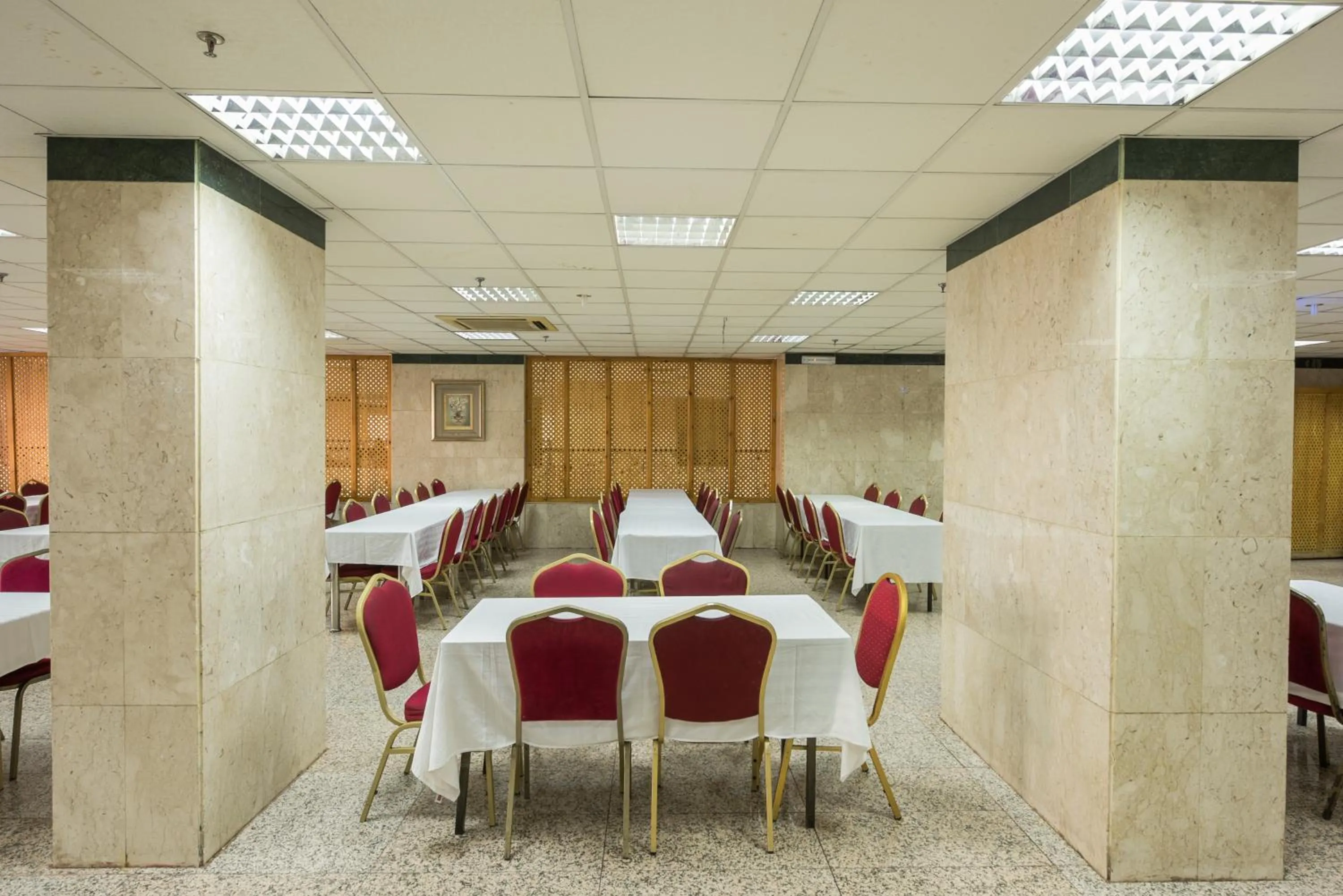 Dining area in Burj Al Mukhtara Hotel