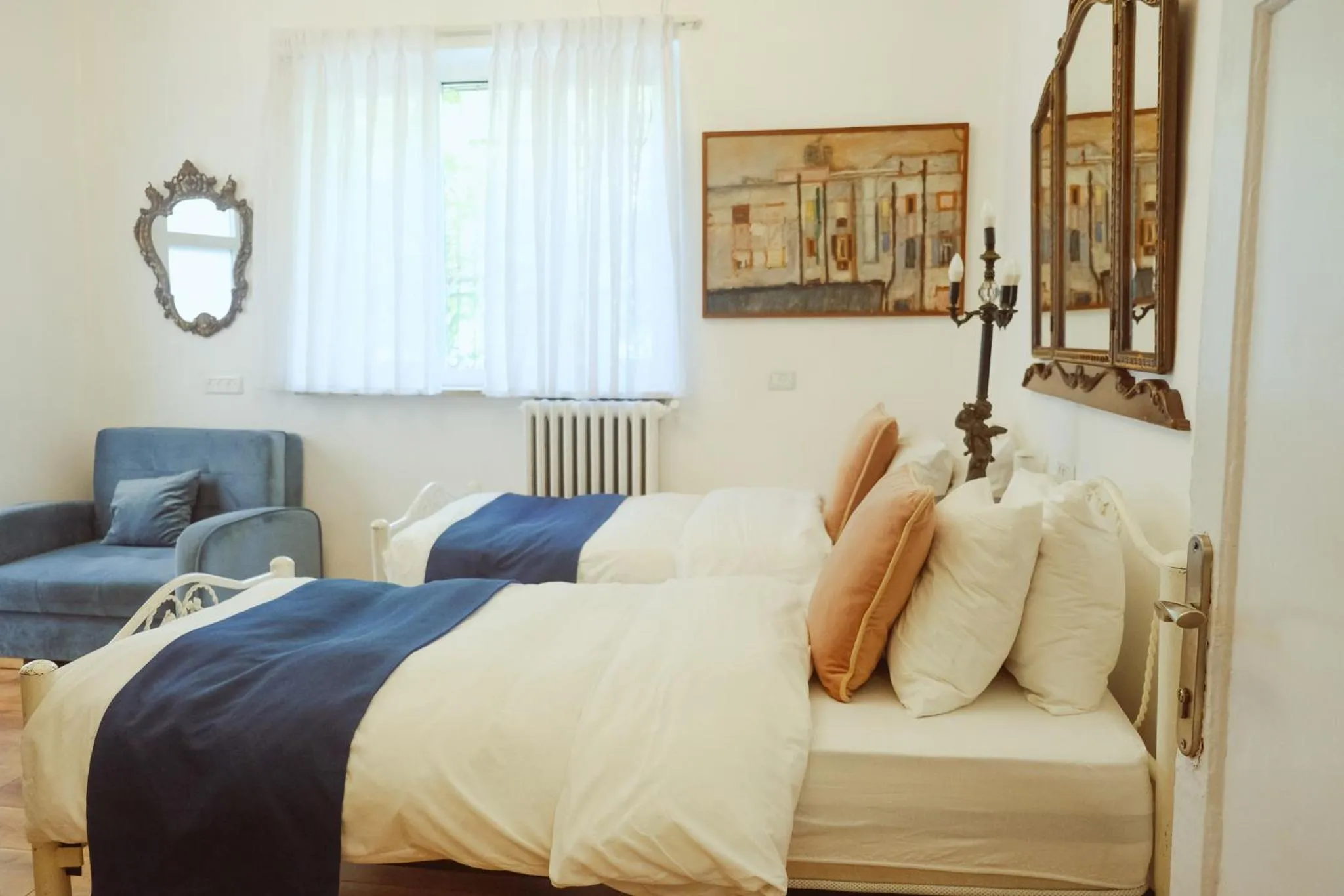 Bedroom, Bed in Tzefania Hotel