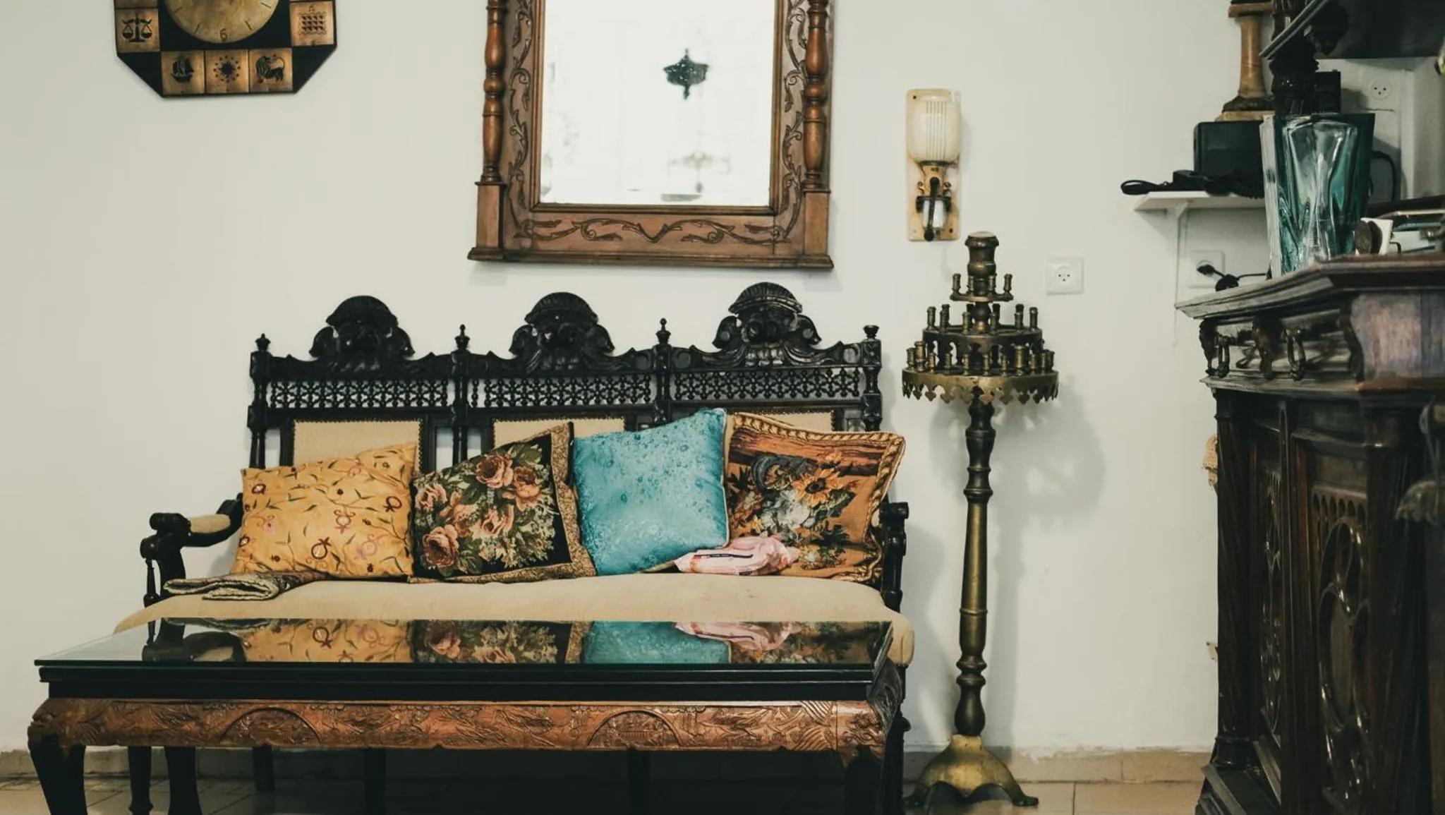 Lobby or reception in Tzefania Hotel