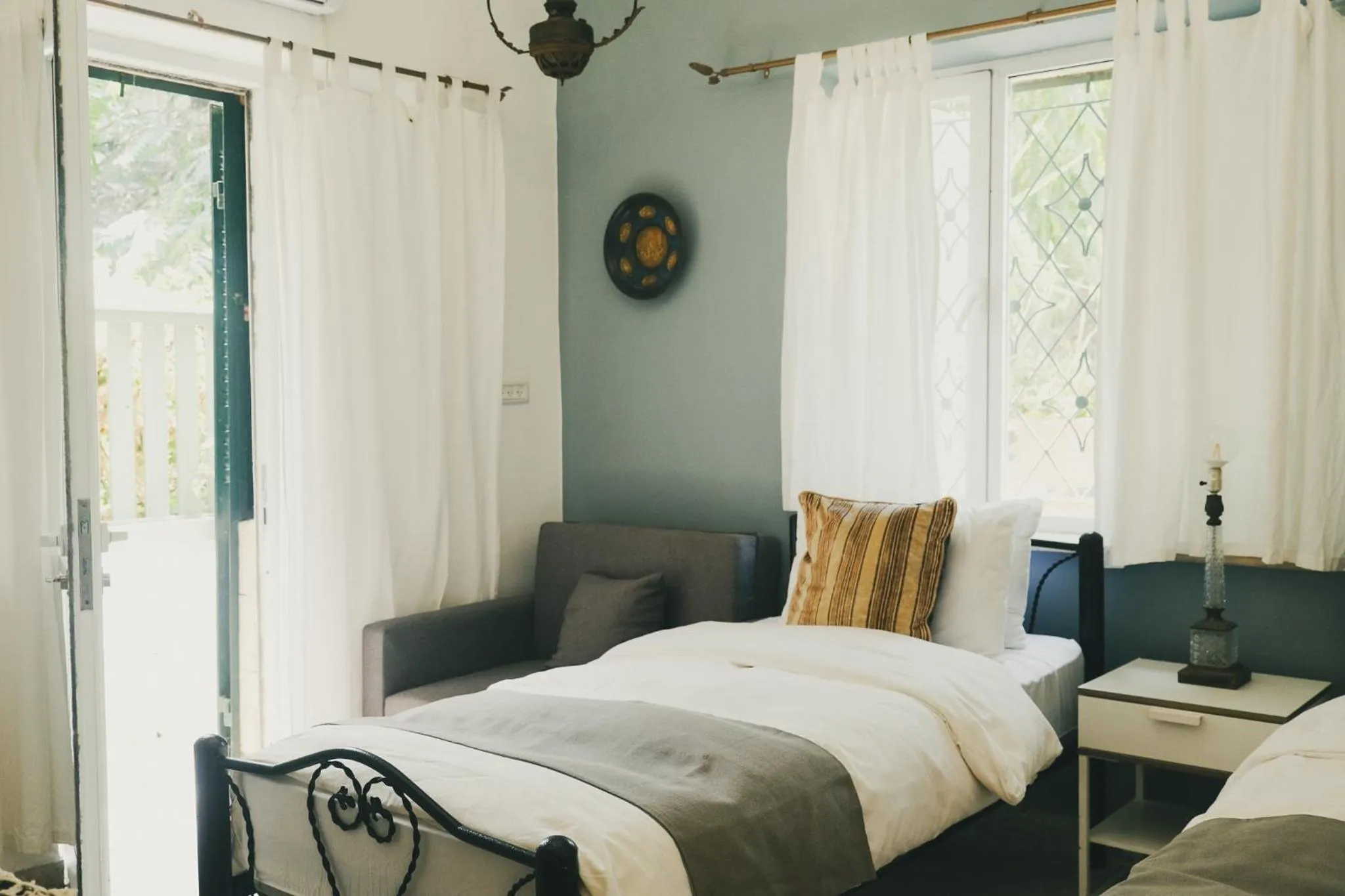 Bedroom, Bed in Tzefania Hotel