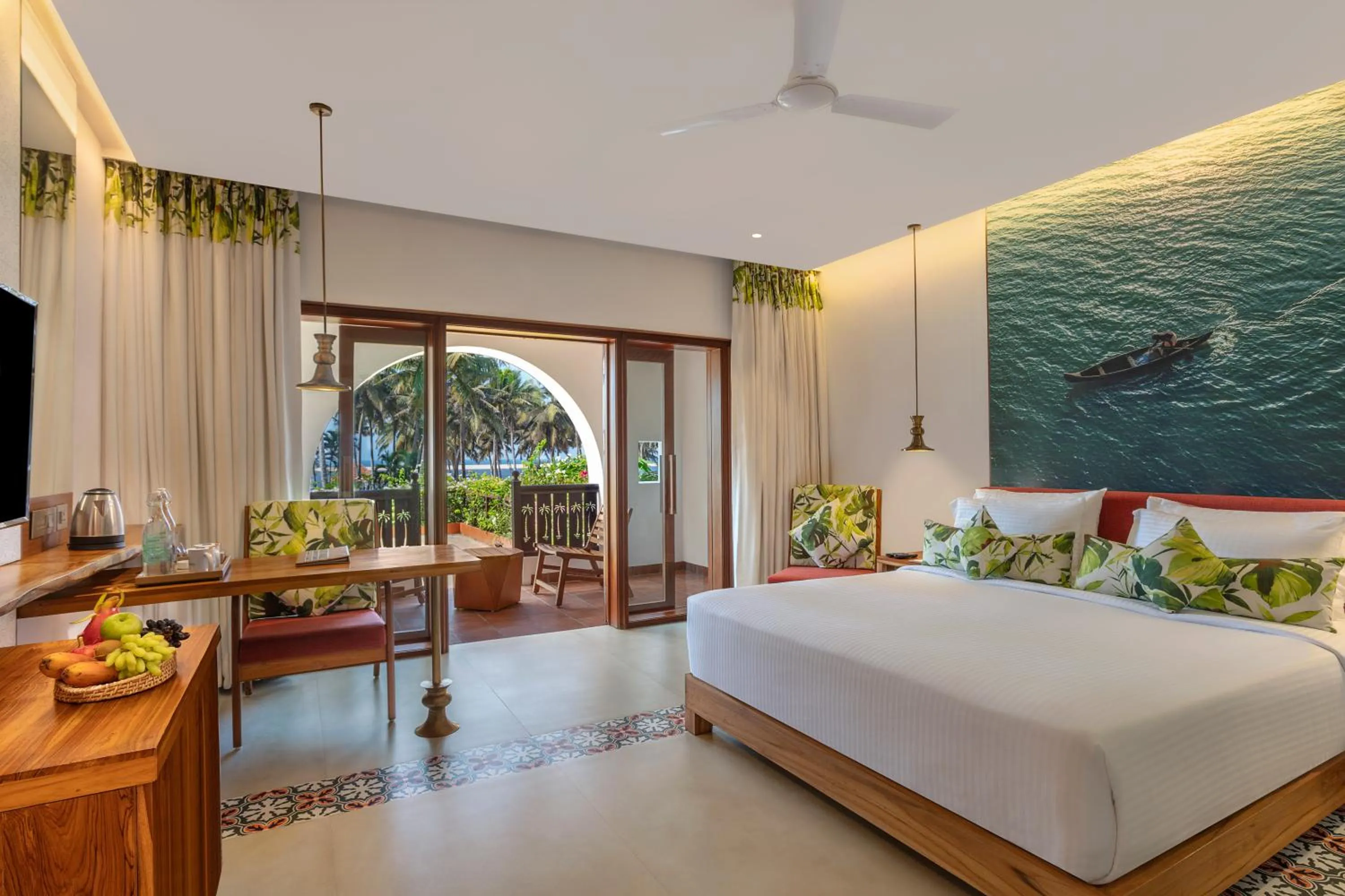Bedroom, Bed in Estuary Sarovar Premiere Poovar Island