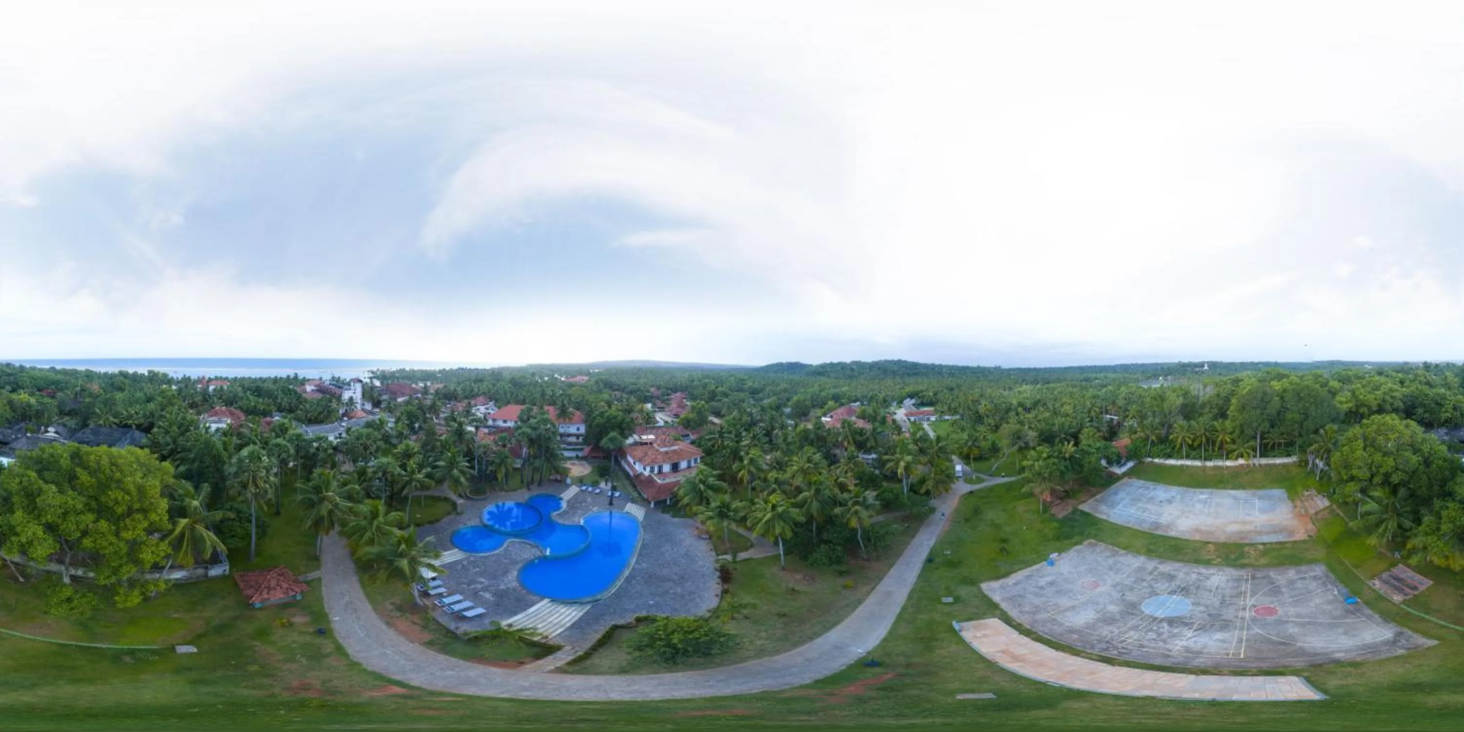 Bird's eye view in Estuary Sarovar Premiere Poovar Island