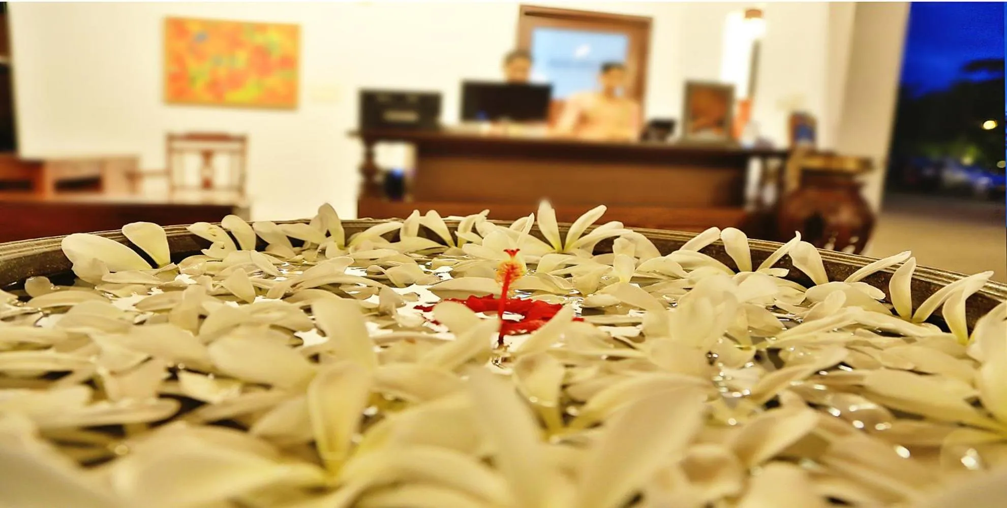 Lobby or reception in Estuary Sarovar Premiere Poovar Island