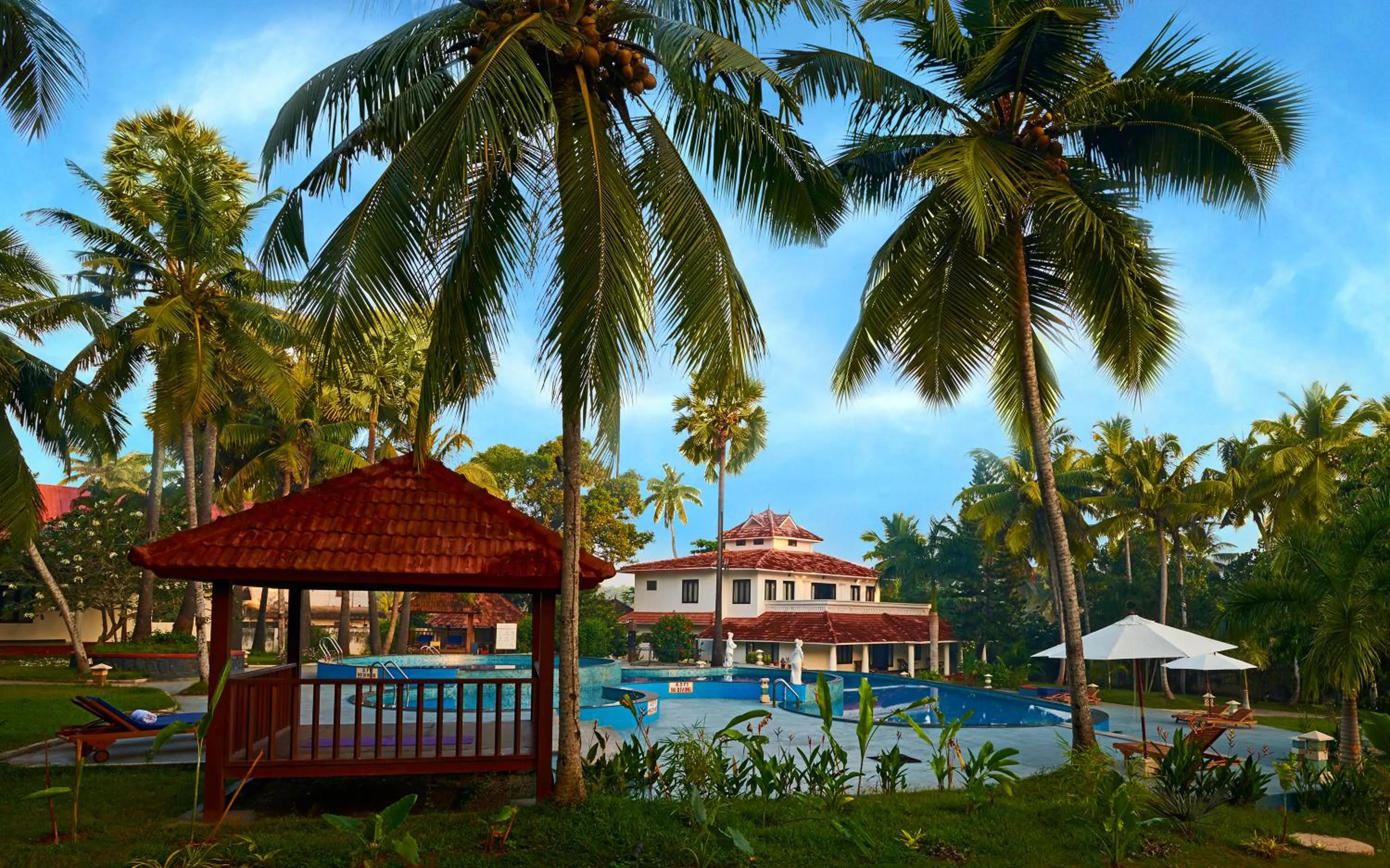 Garden in Estuary Sarovar Premiere Poovar Island