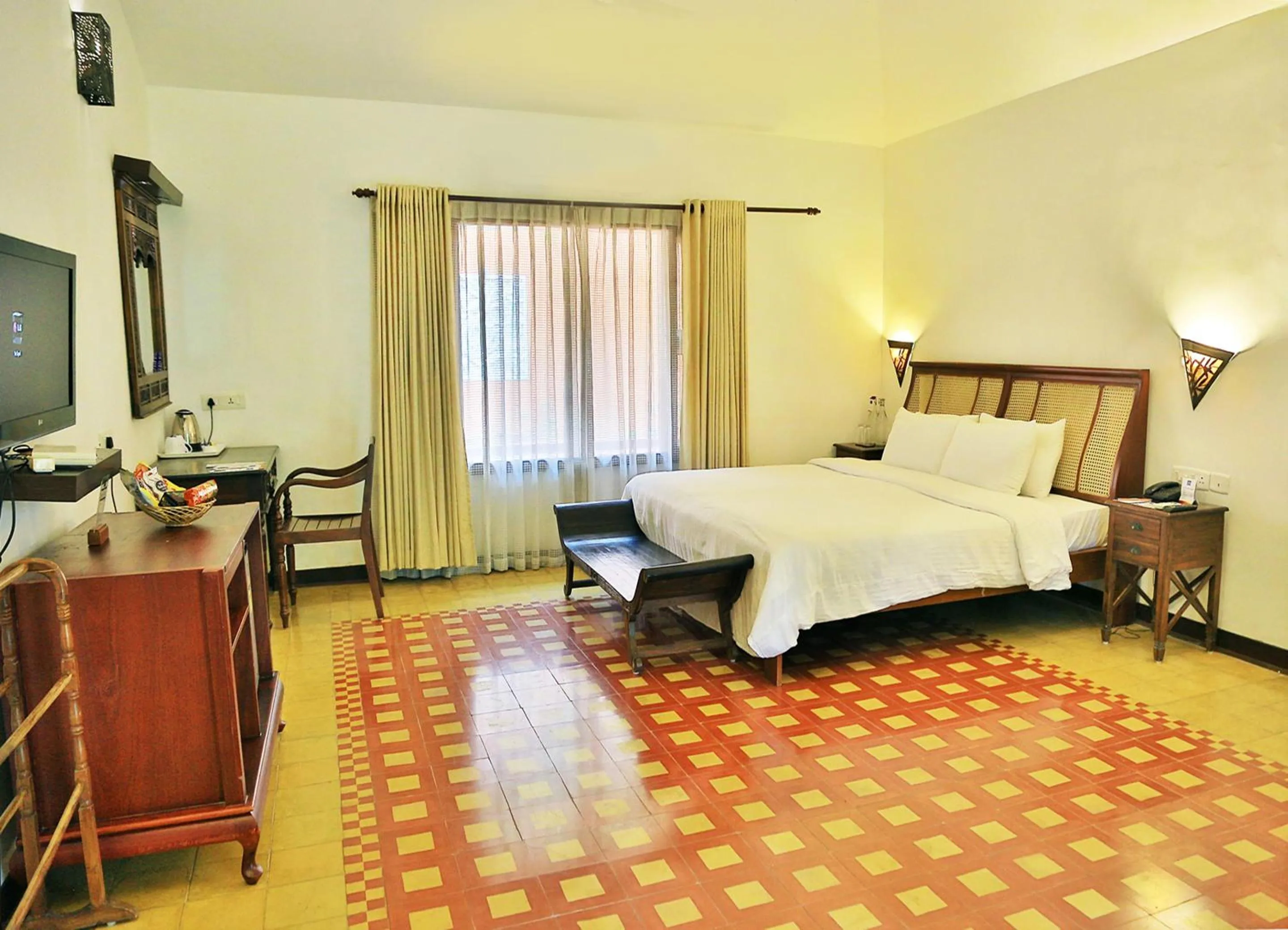 Bed in Estuary Sarovar Premiere Poovar Island