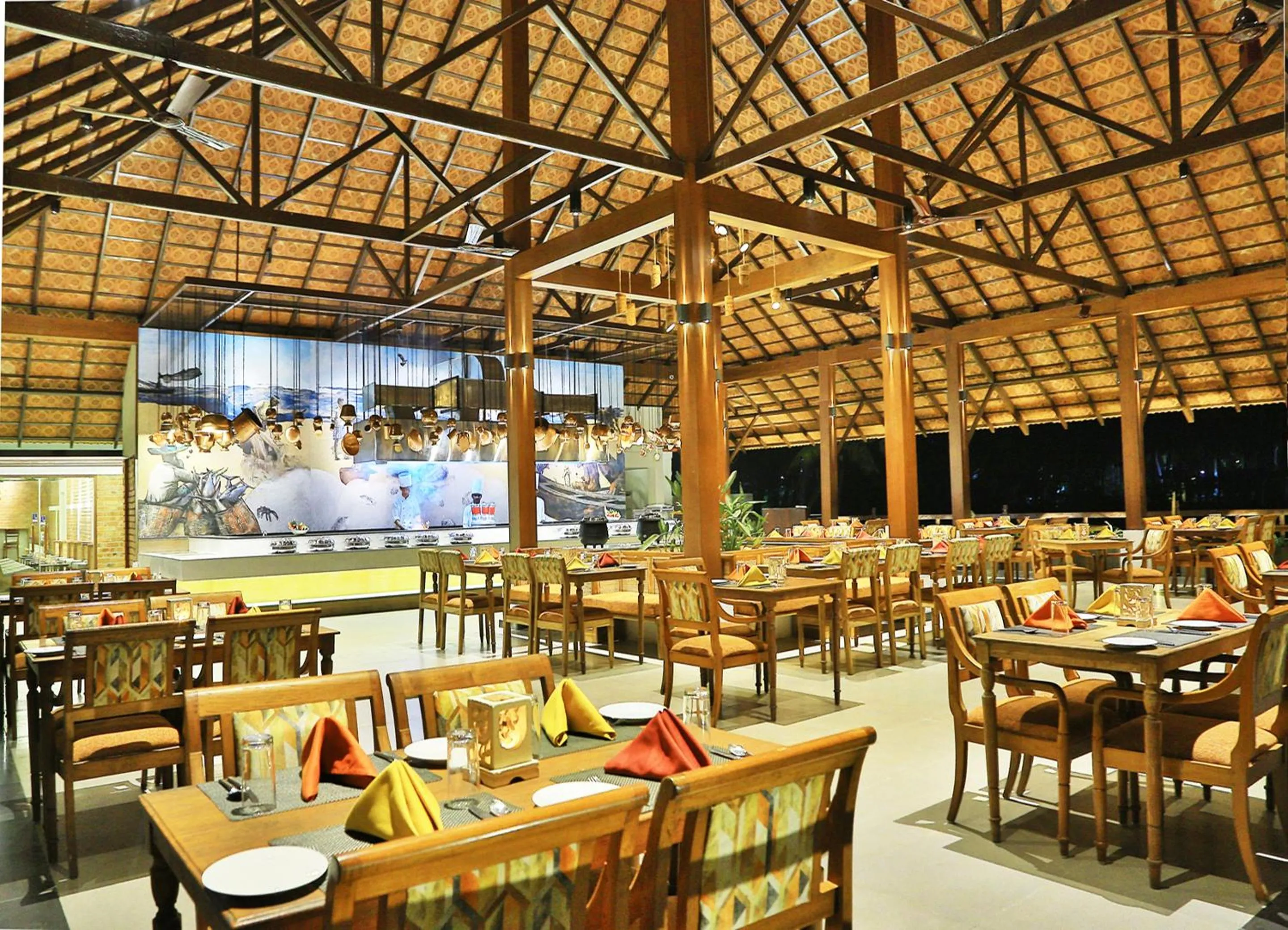 Restaurant/places to eat in Estuary Sarovar Premiere Poovar Island