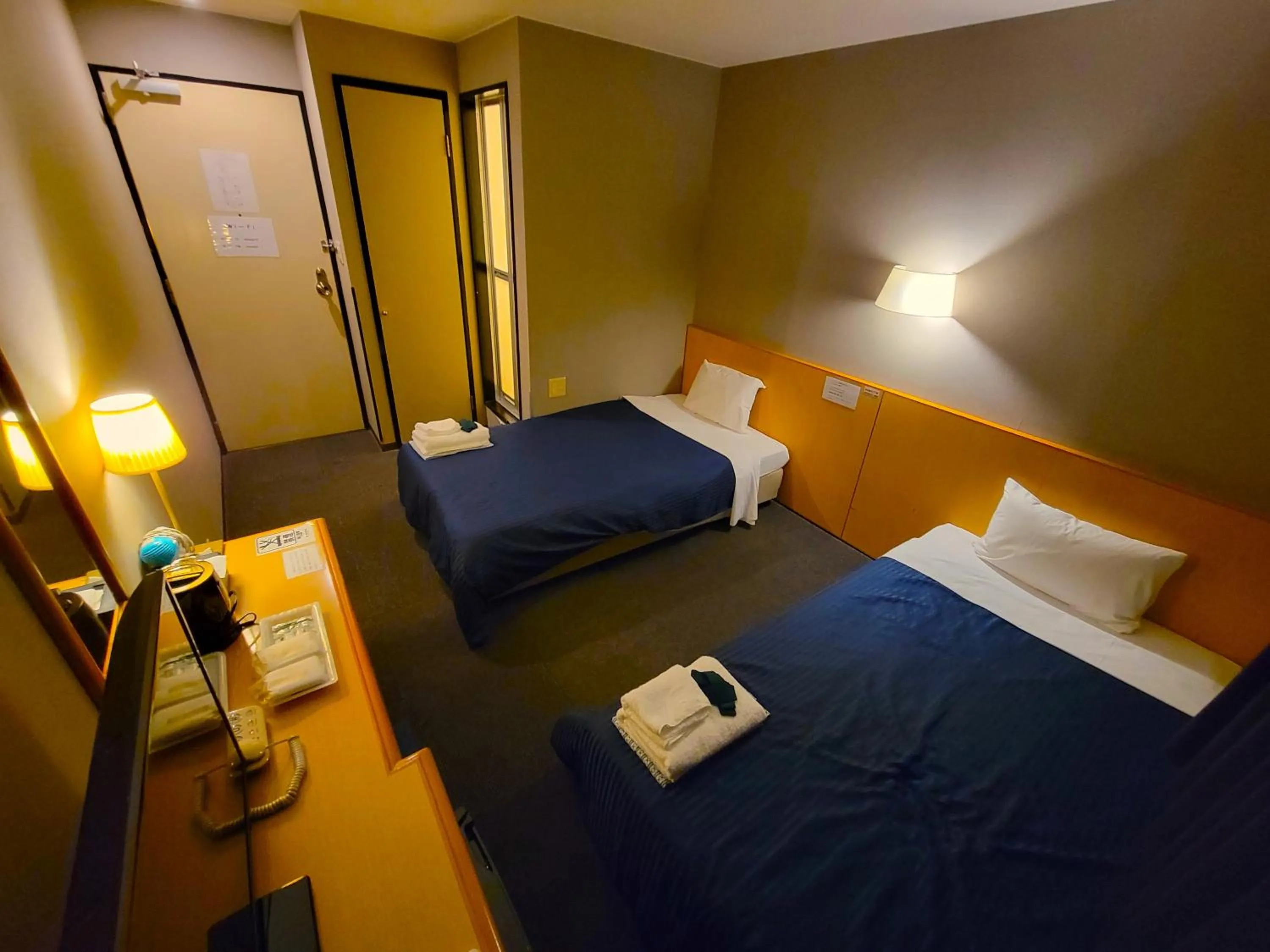 Bed in Hotel Seagull