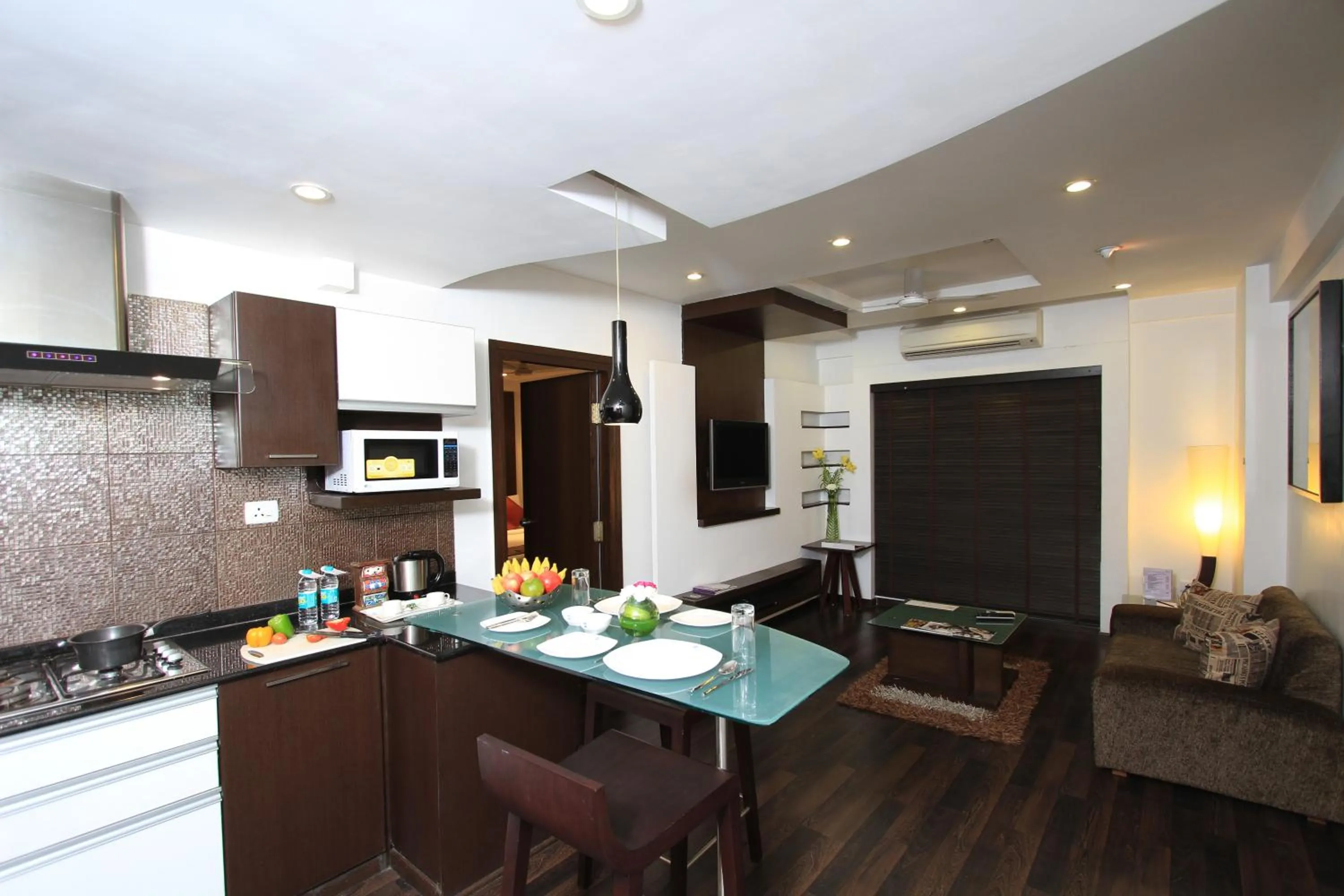 Dining area in Melange Astris