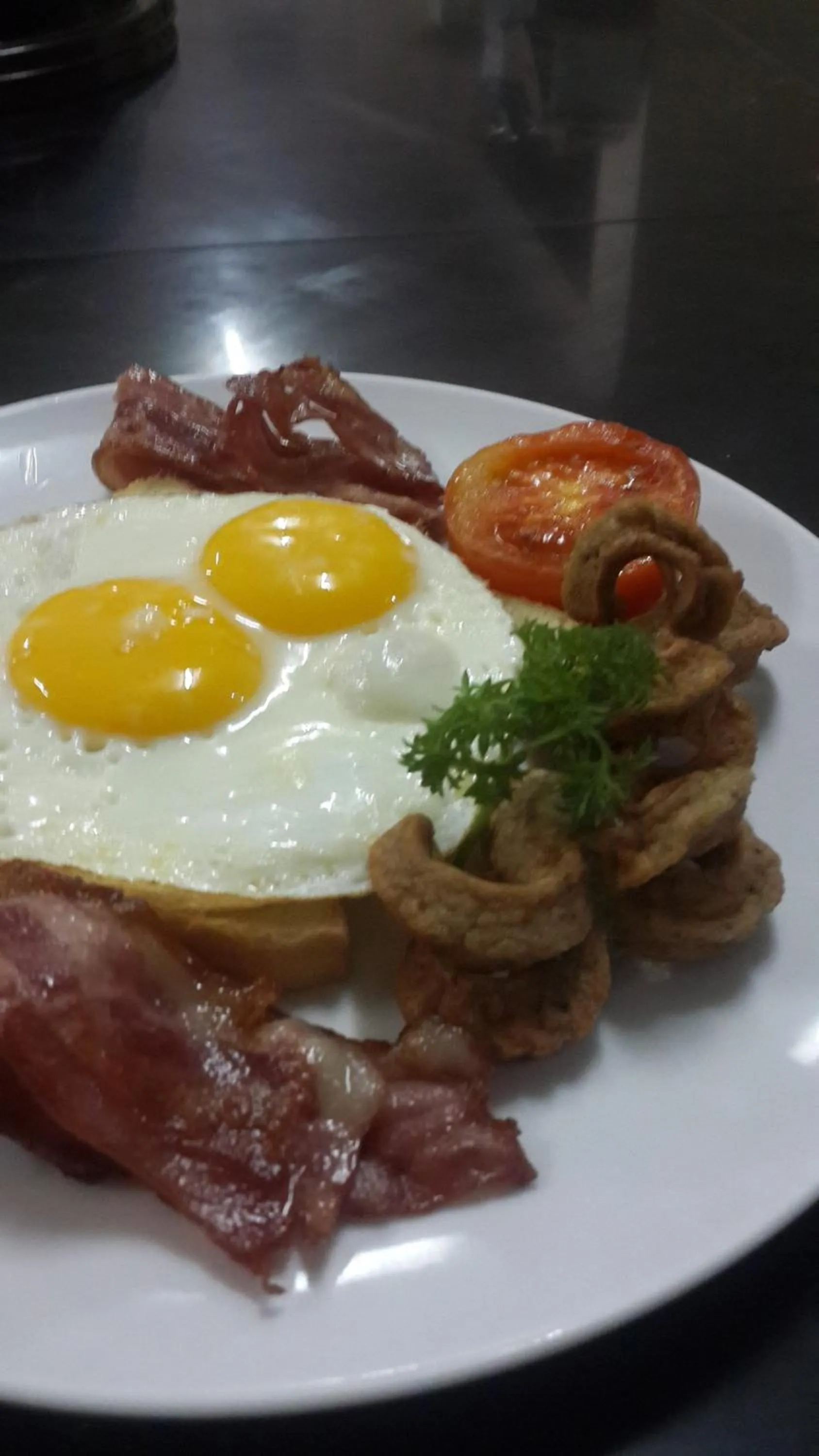 American breakfast in Sea Breeze Candidasa