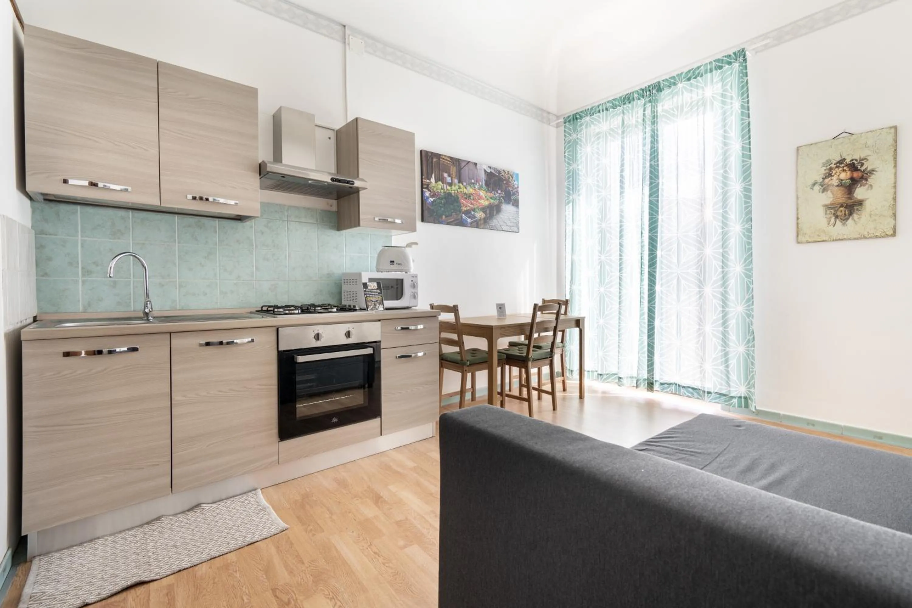 Kitchen or kitchenette in Porta Carini Residence