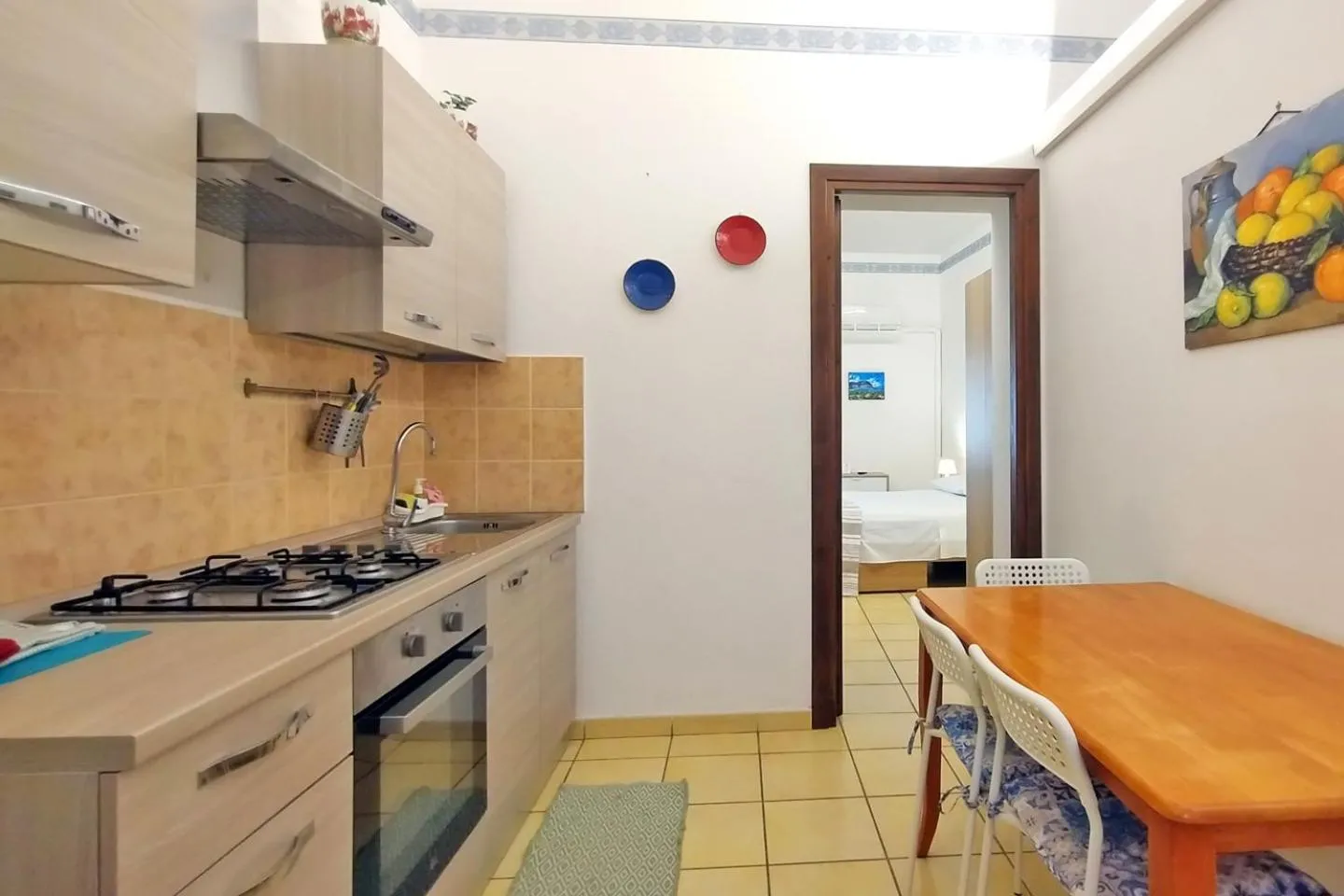 Kitchen or kitchenette in Porta Carini Residence