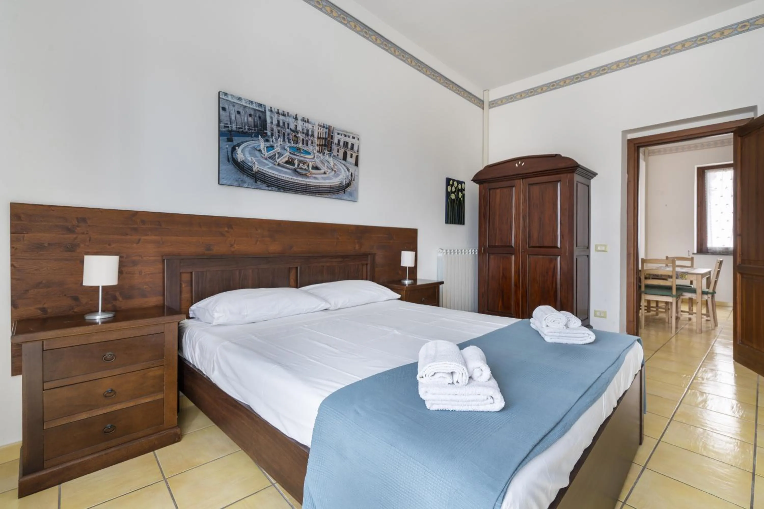 Photo of the whole room, Bed in Porta Carini Residence