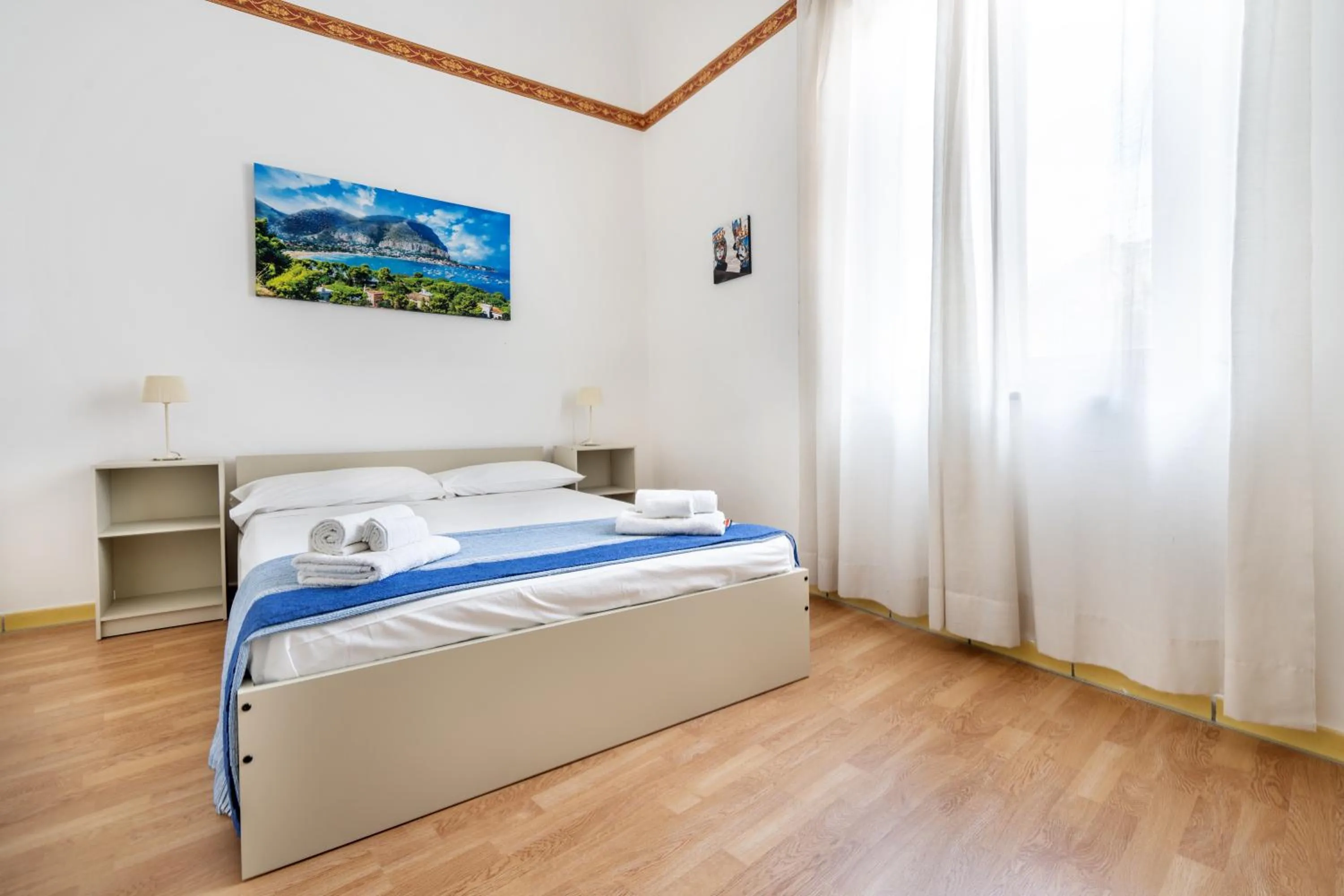 Bedroom, Bed in Porta Carini Residence