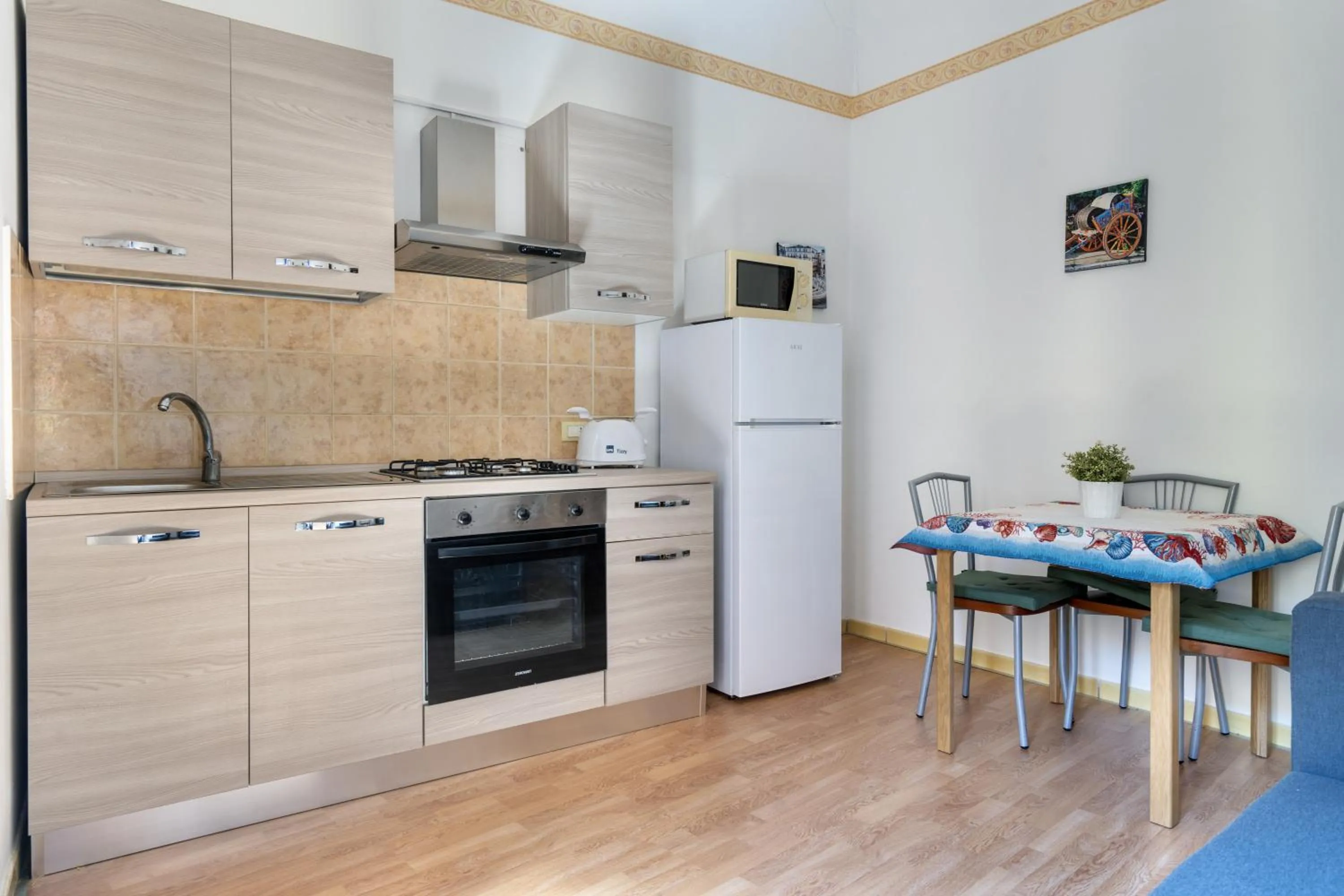 Kitchen or kitchenette in Porta Carini Residence