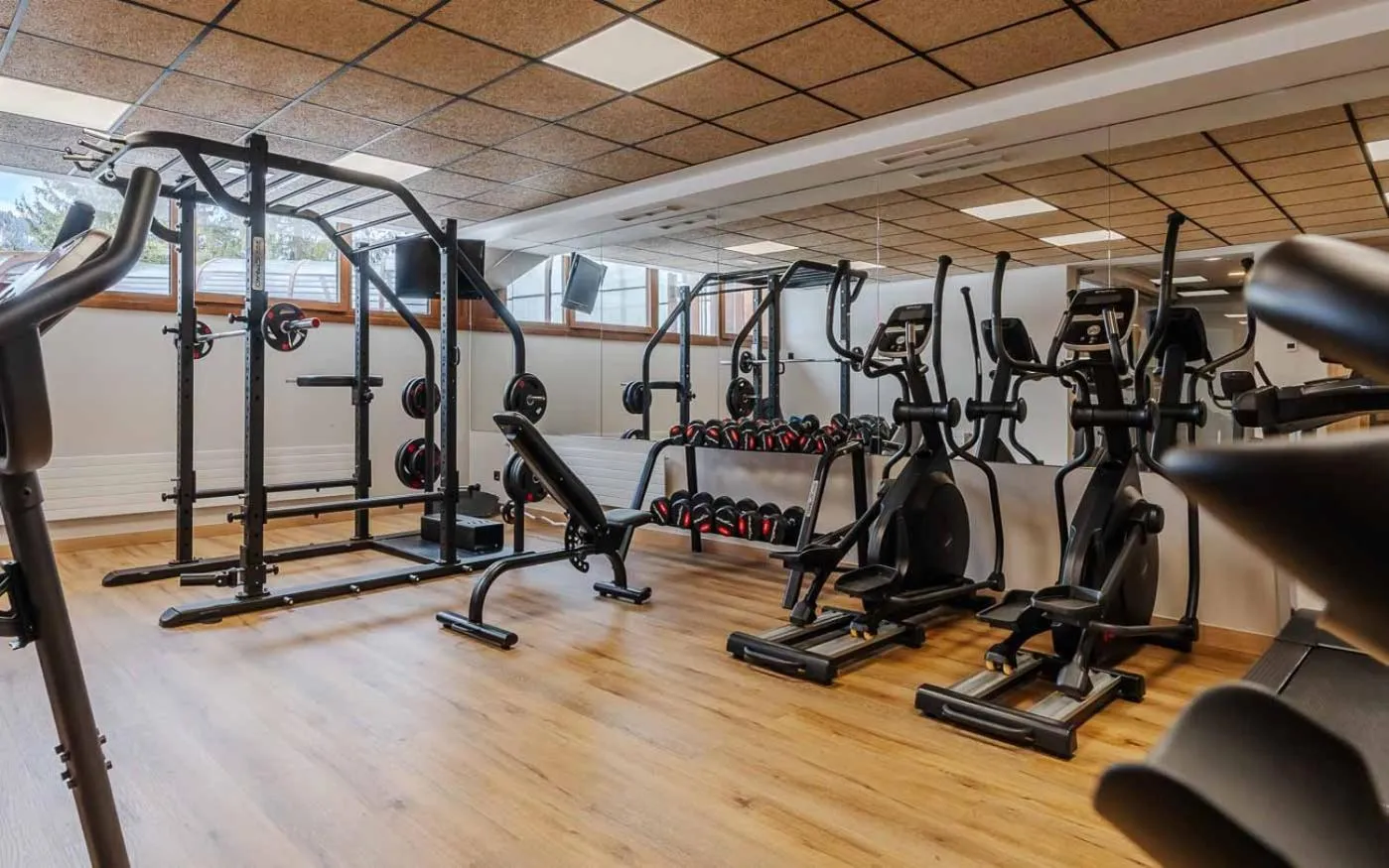 Fitness centre/facilities in Hotel Montarto
