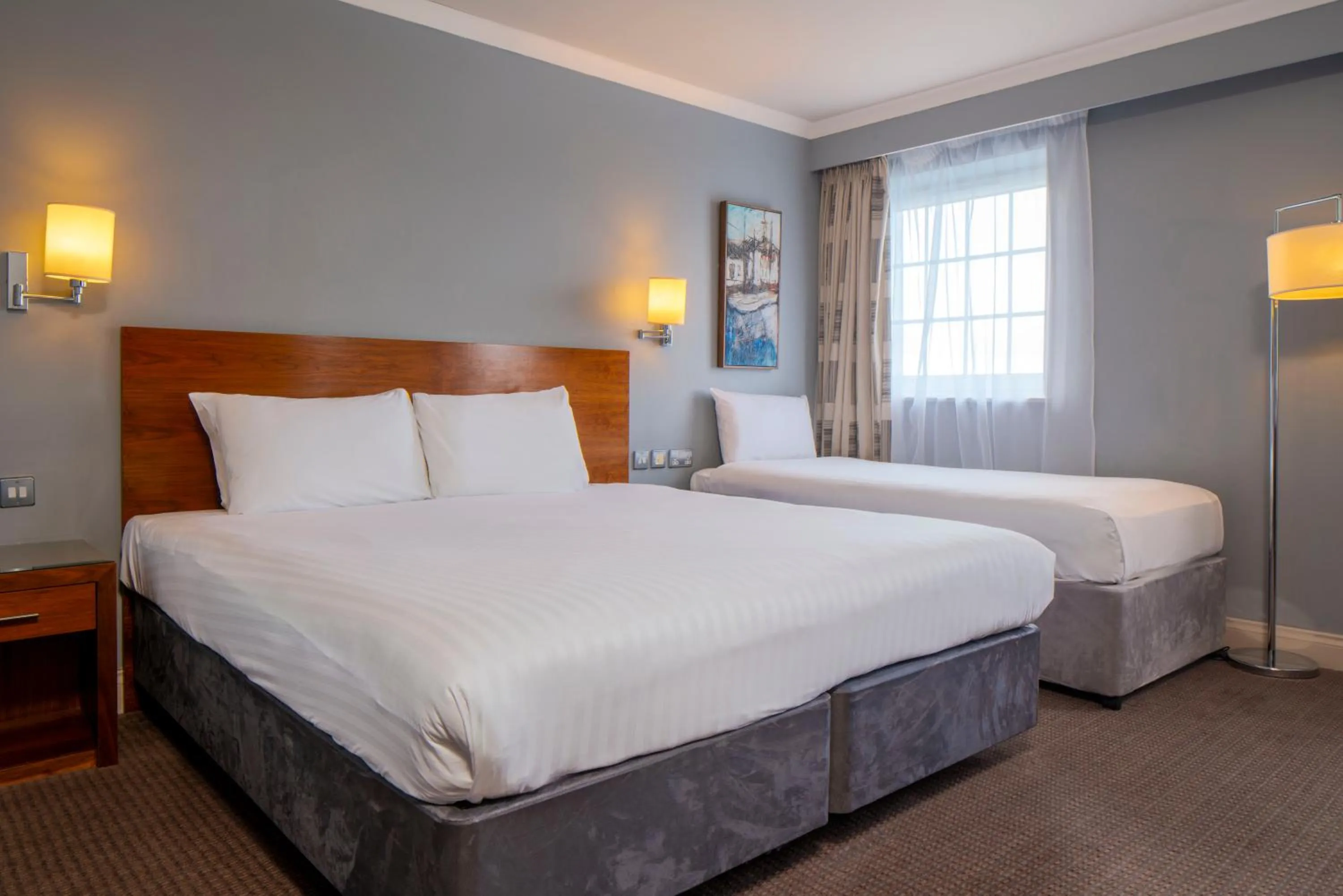 Bedroom, Bed in London Croydon Aerodrome Hotel, BW Signature Collection