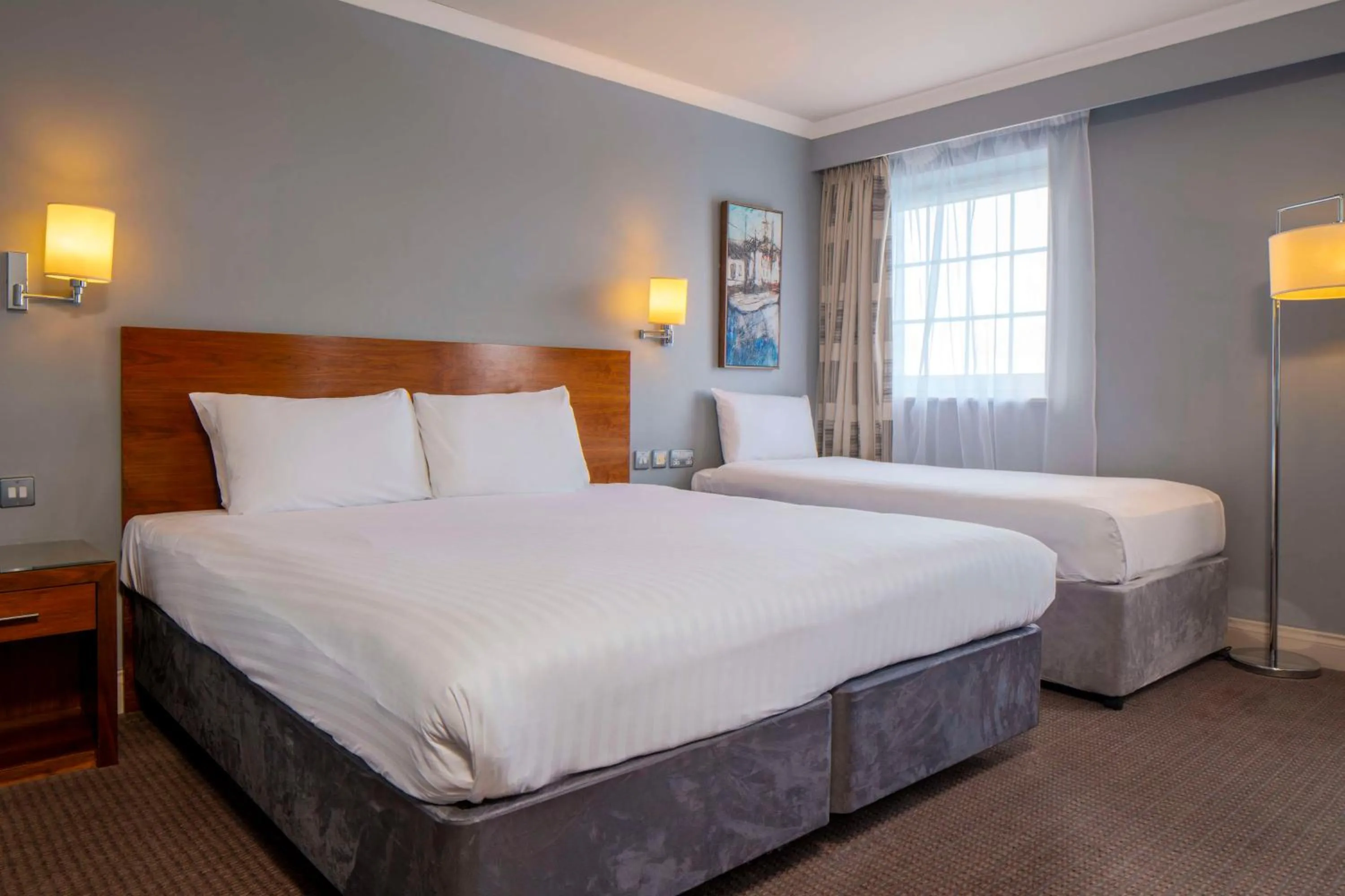 Bedroom, Bed in London Croydon Aerodrome Hotel, BW Signature Collection