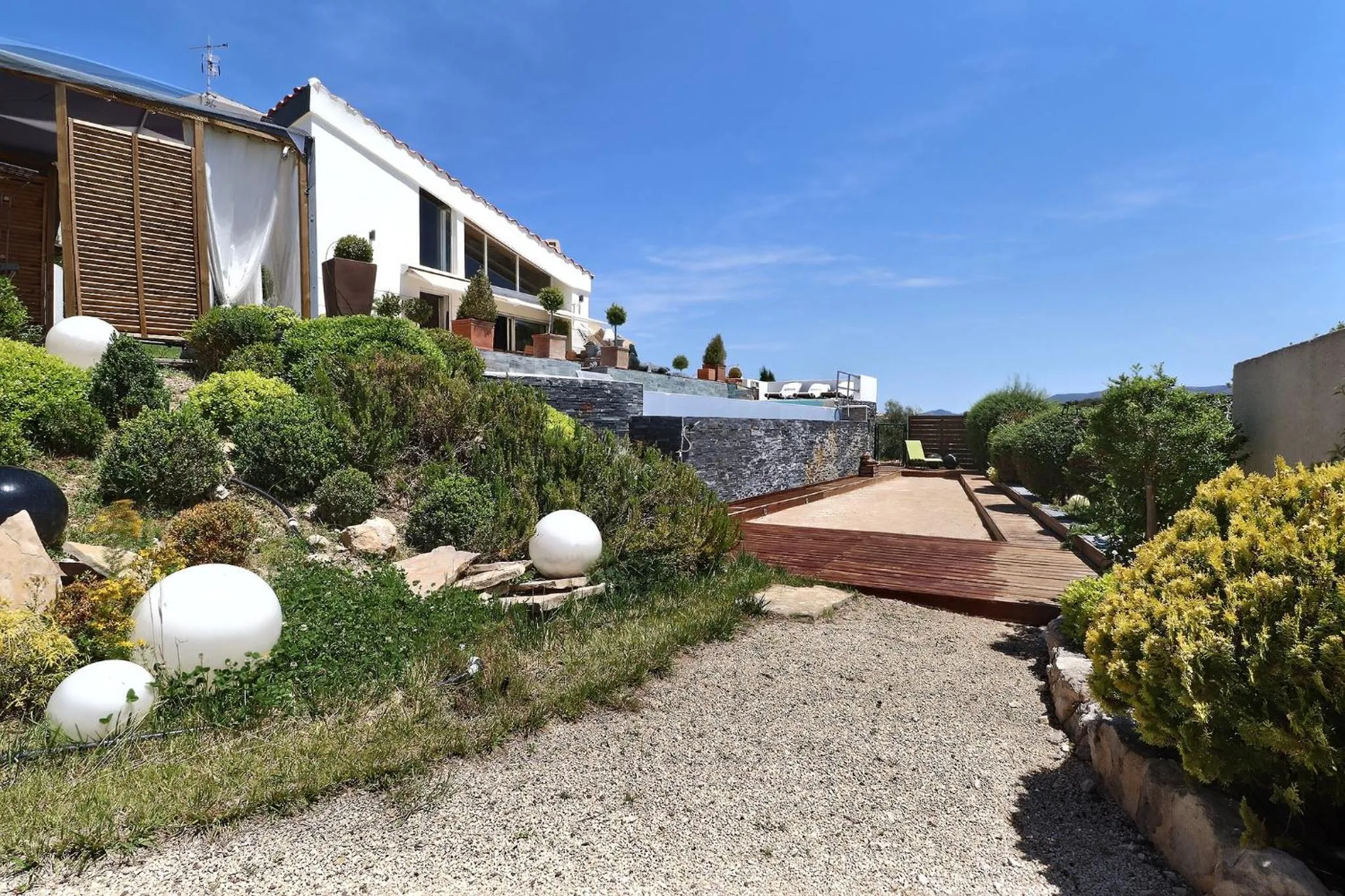 Garden in La Villa Blanche