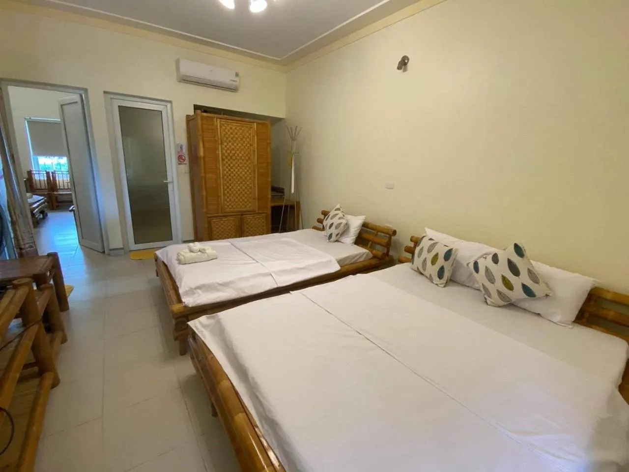 Bed in Ngoc Linh Villas