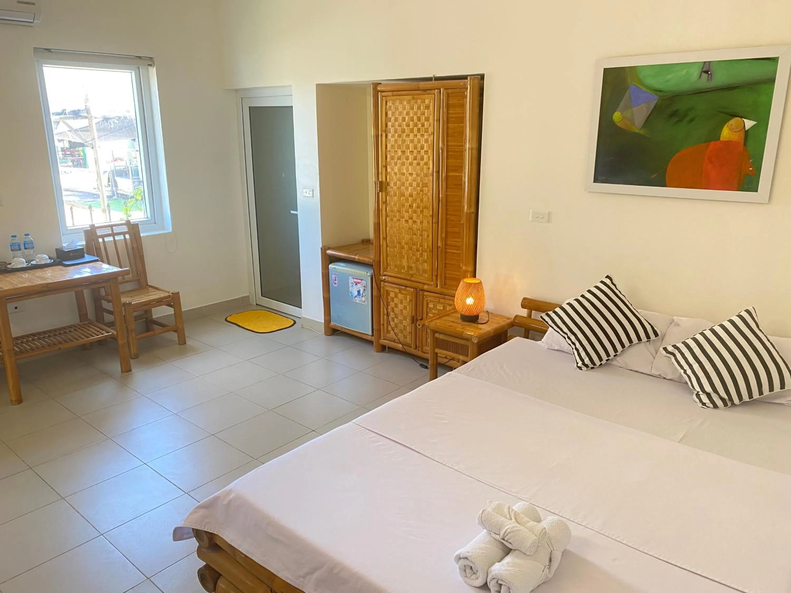 Bed in Ngoc Linh Villas