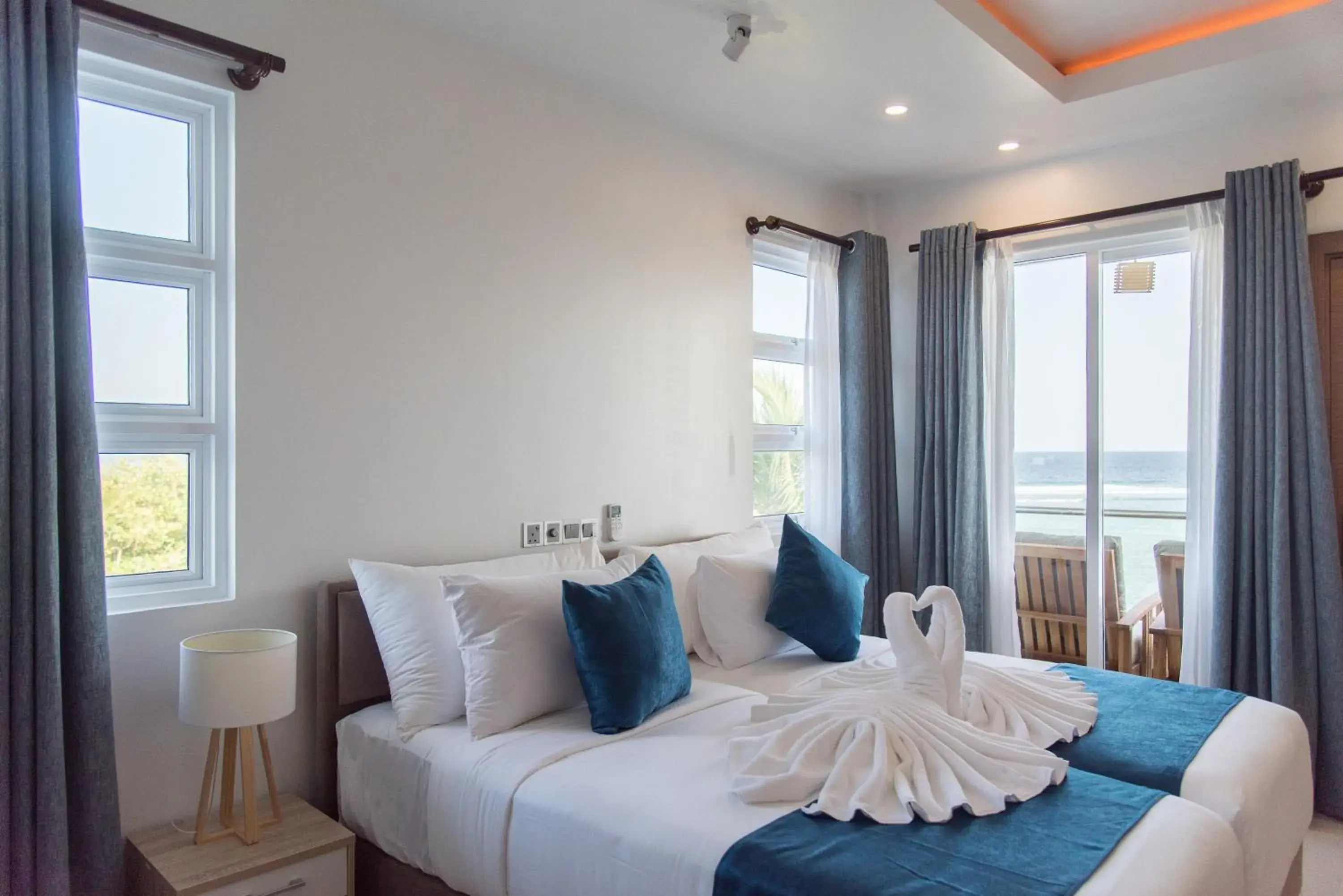 Deluxe Twin Room with Sea View in Reef Edge Thulusdhoo, Maldives Deluxe Twin Room with Sea View in Reef Edge Thulusdhoo, Maldives