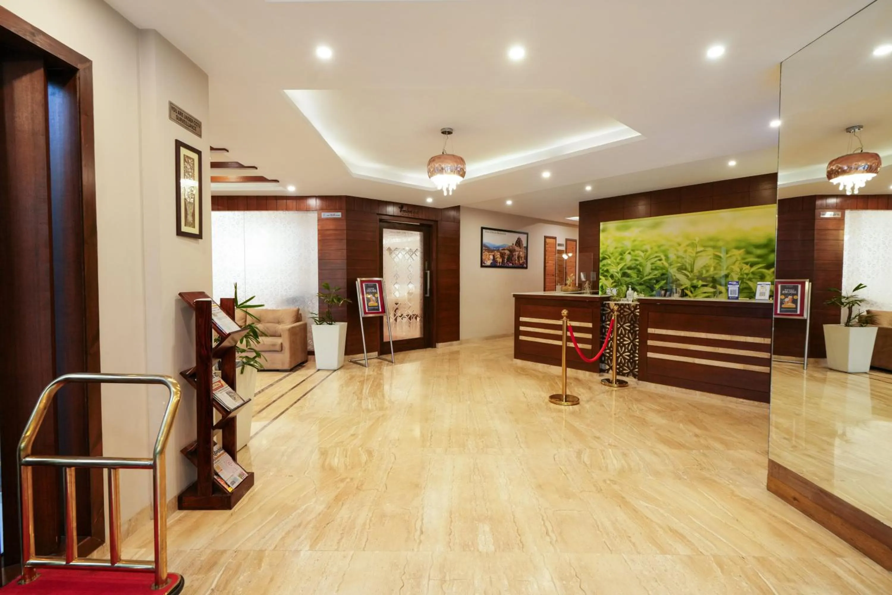 Lobby or reception in The Bliss Palampur