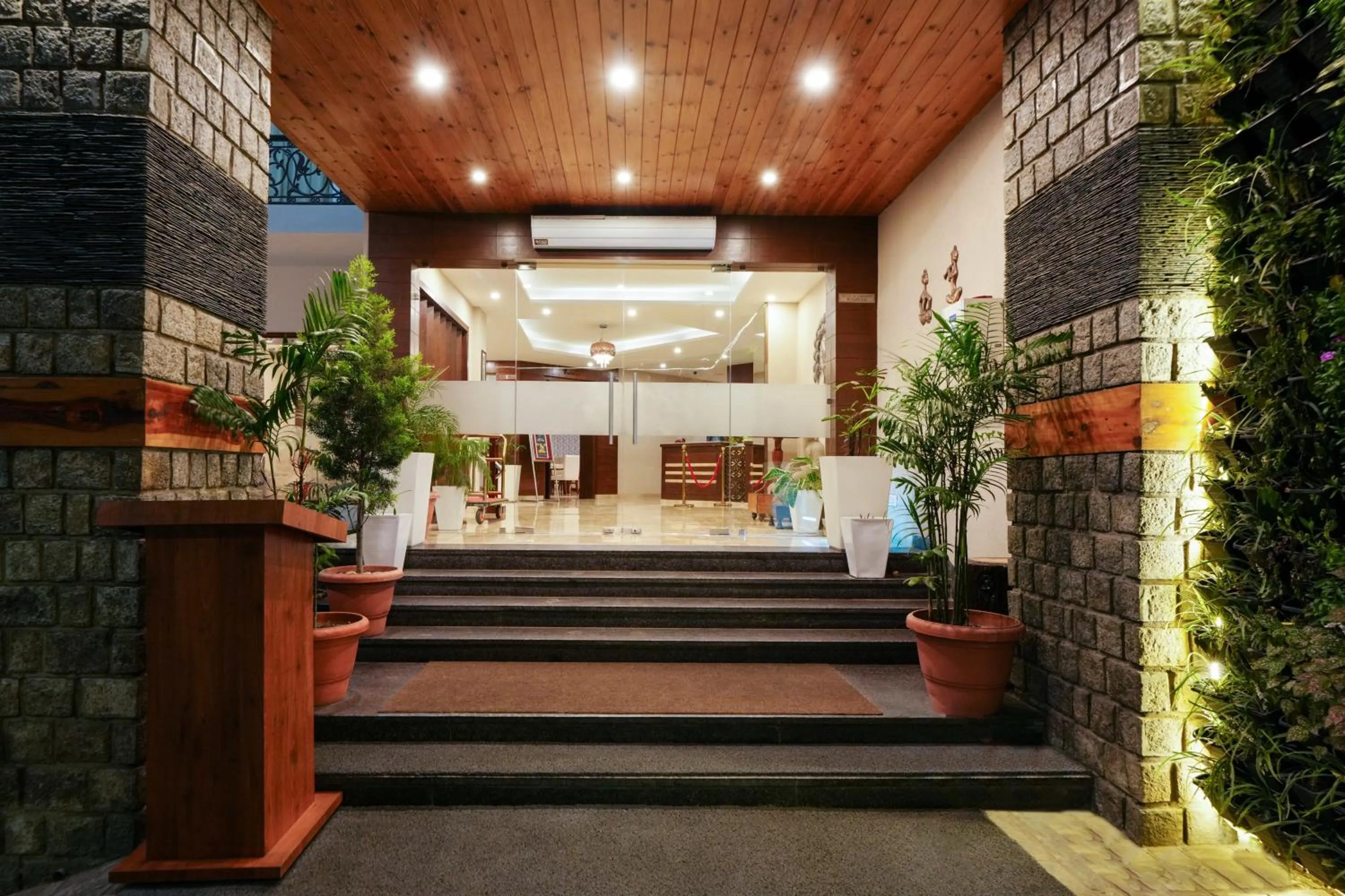 Facade/entrance in The Bliss Palampur