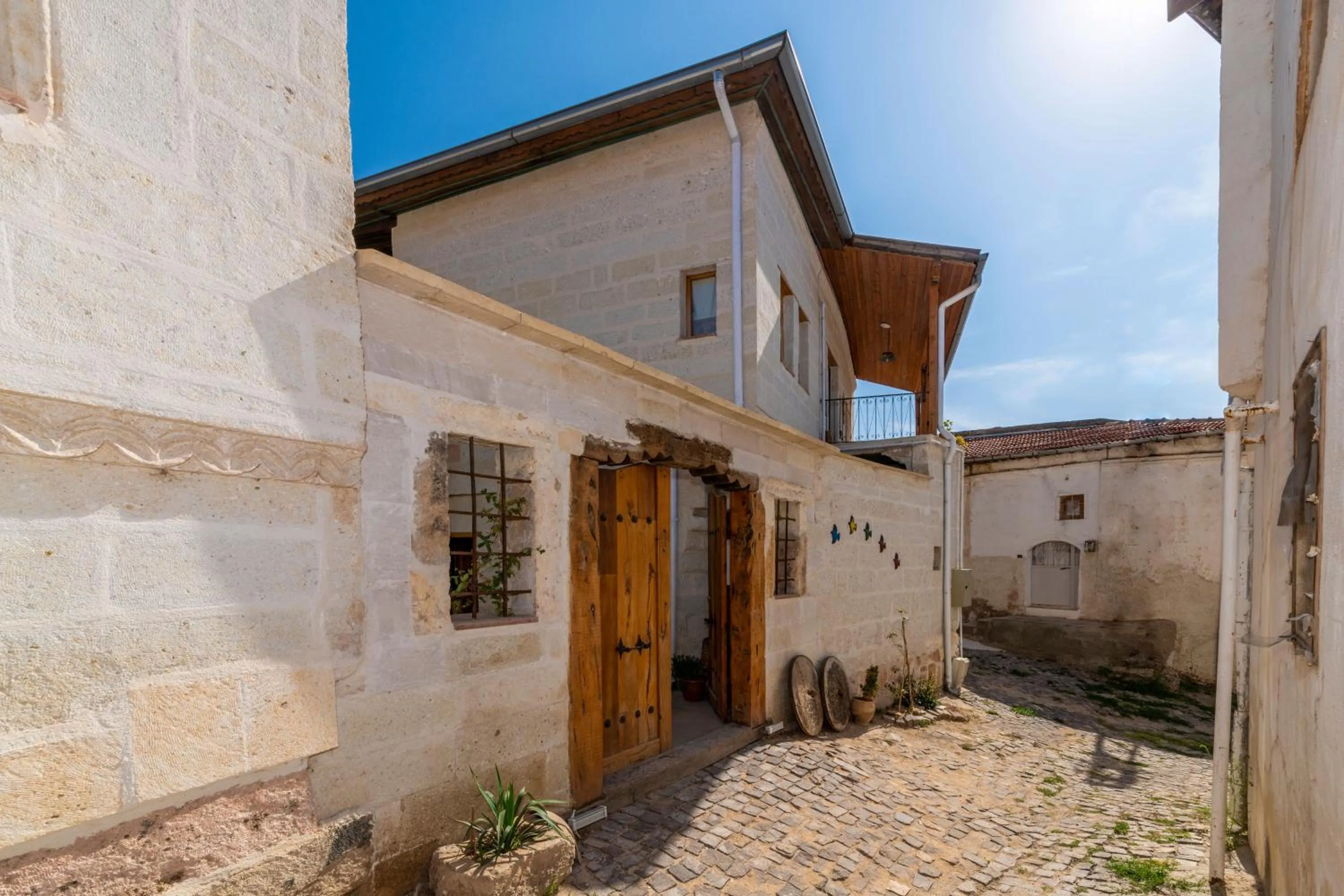 Property building in terracota hotel