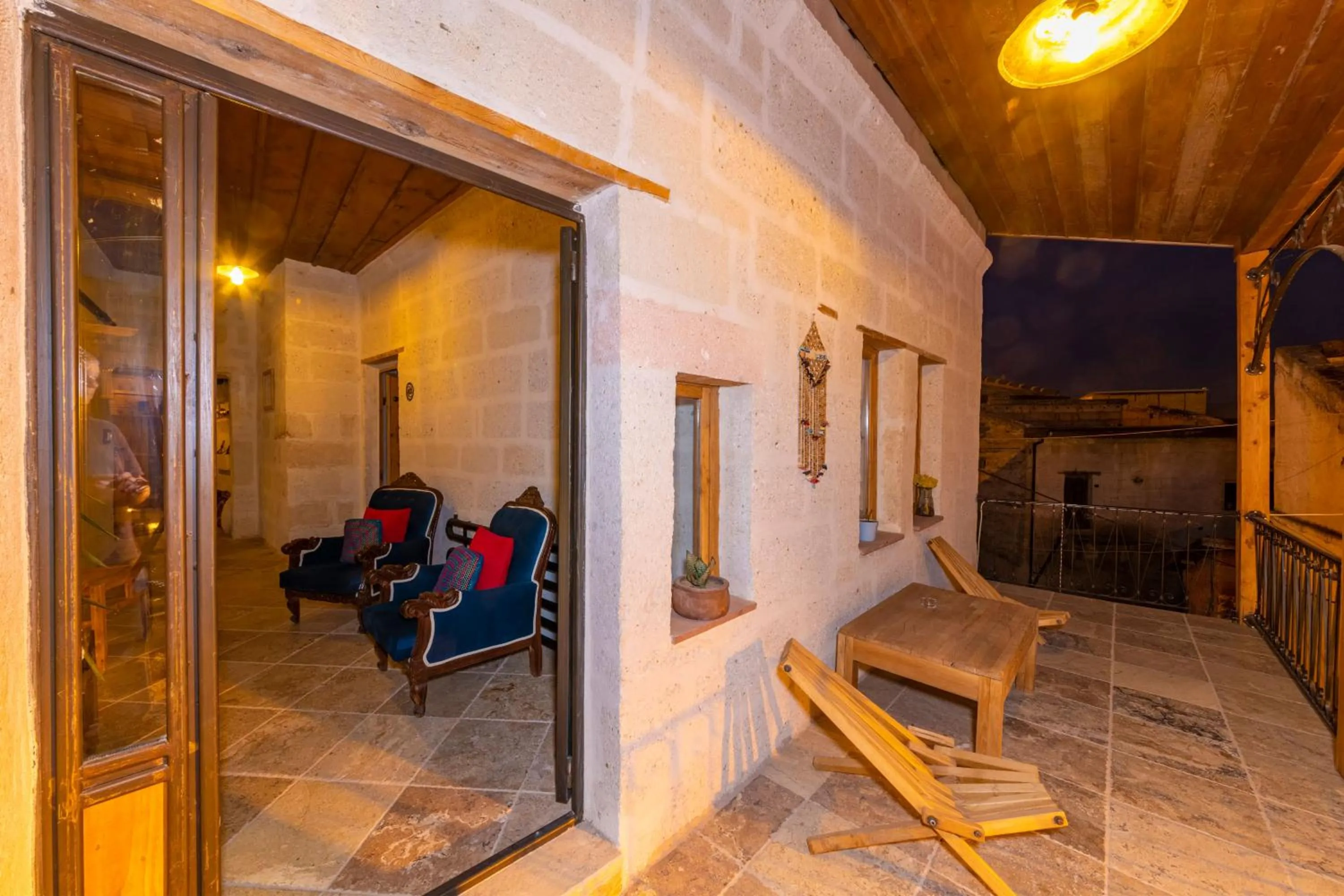 Patio in terracota hotel