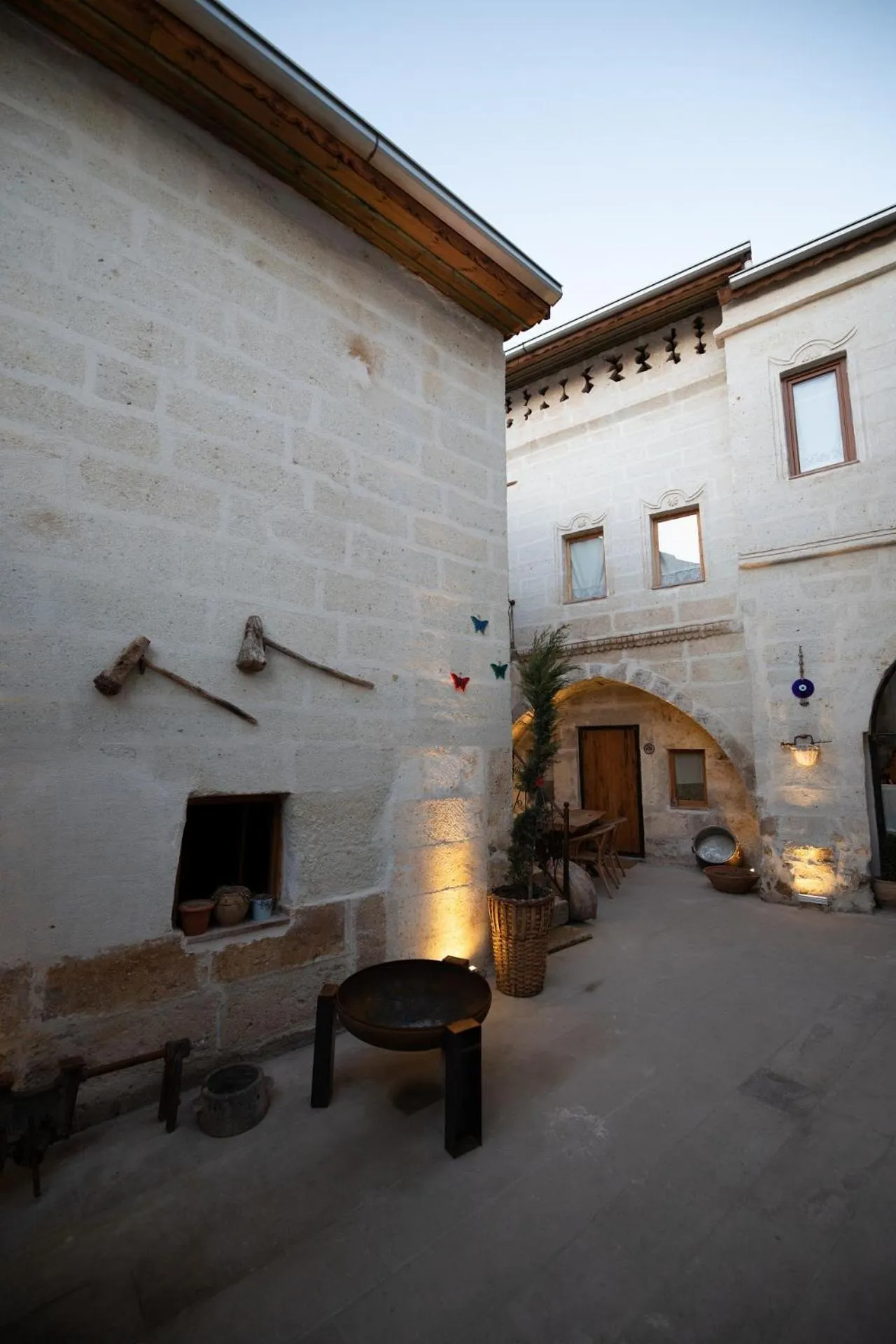 Patio in terracota hotel