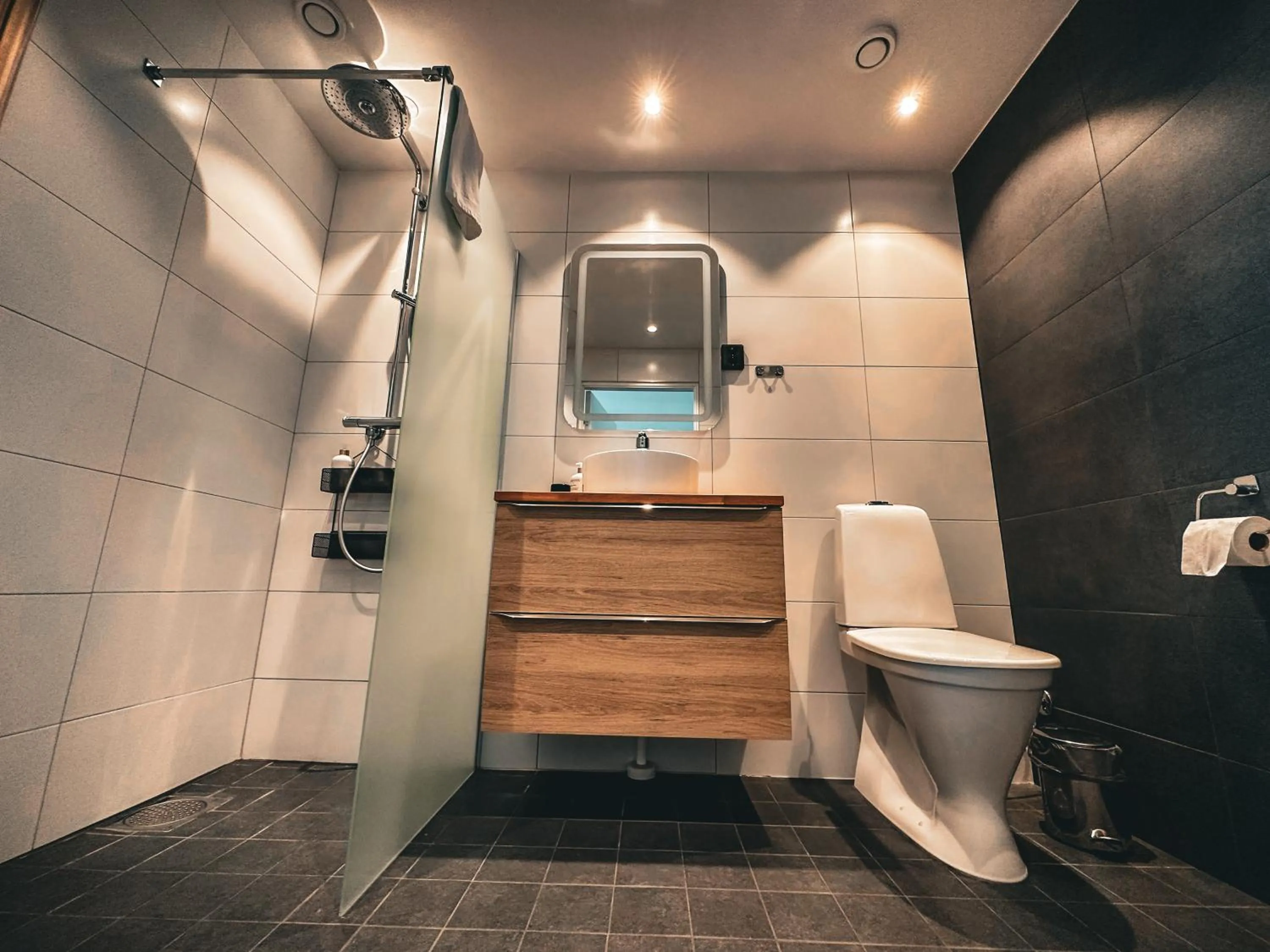 Shower in HavsVidden Resort