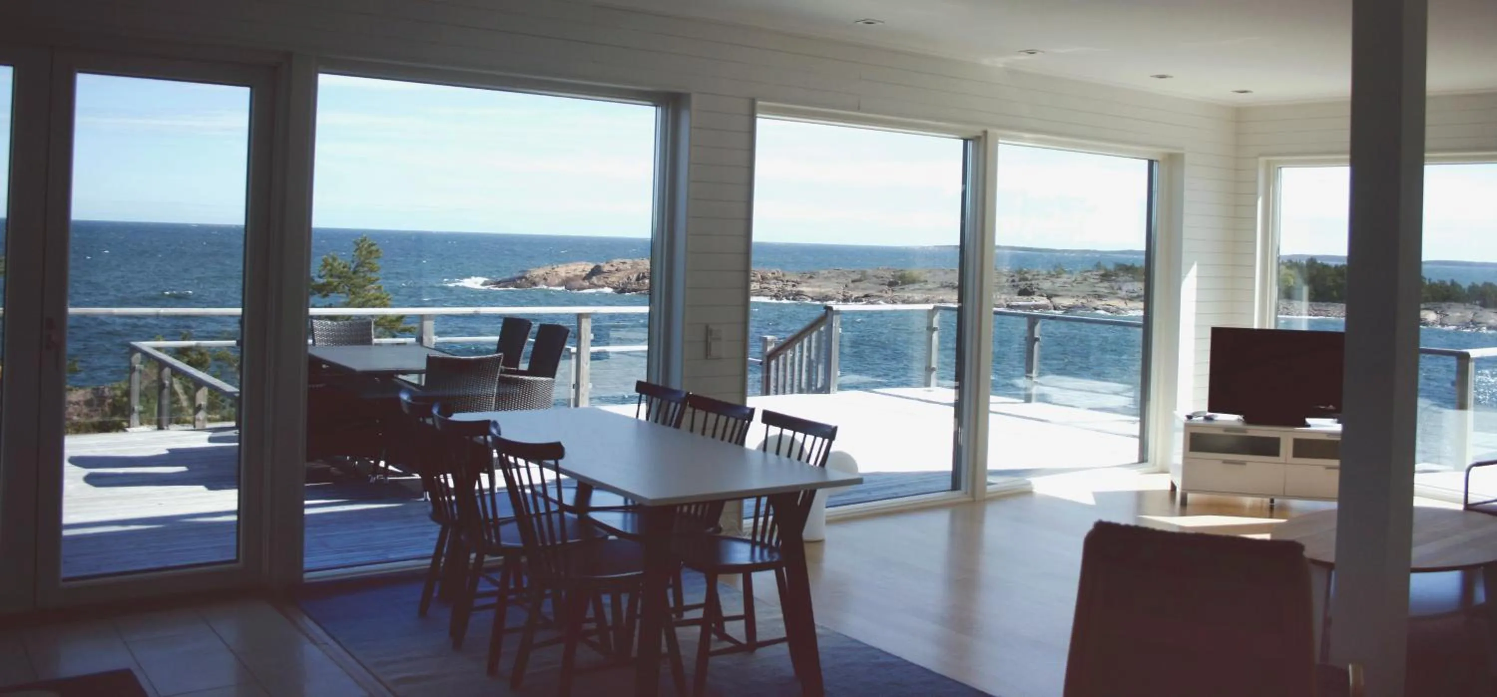 Living room in HavsVidden Resort