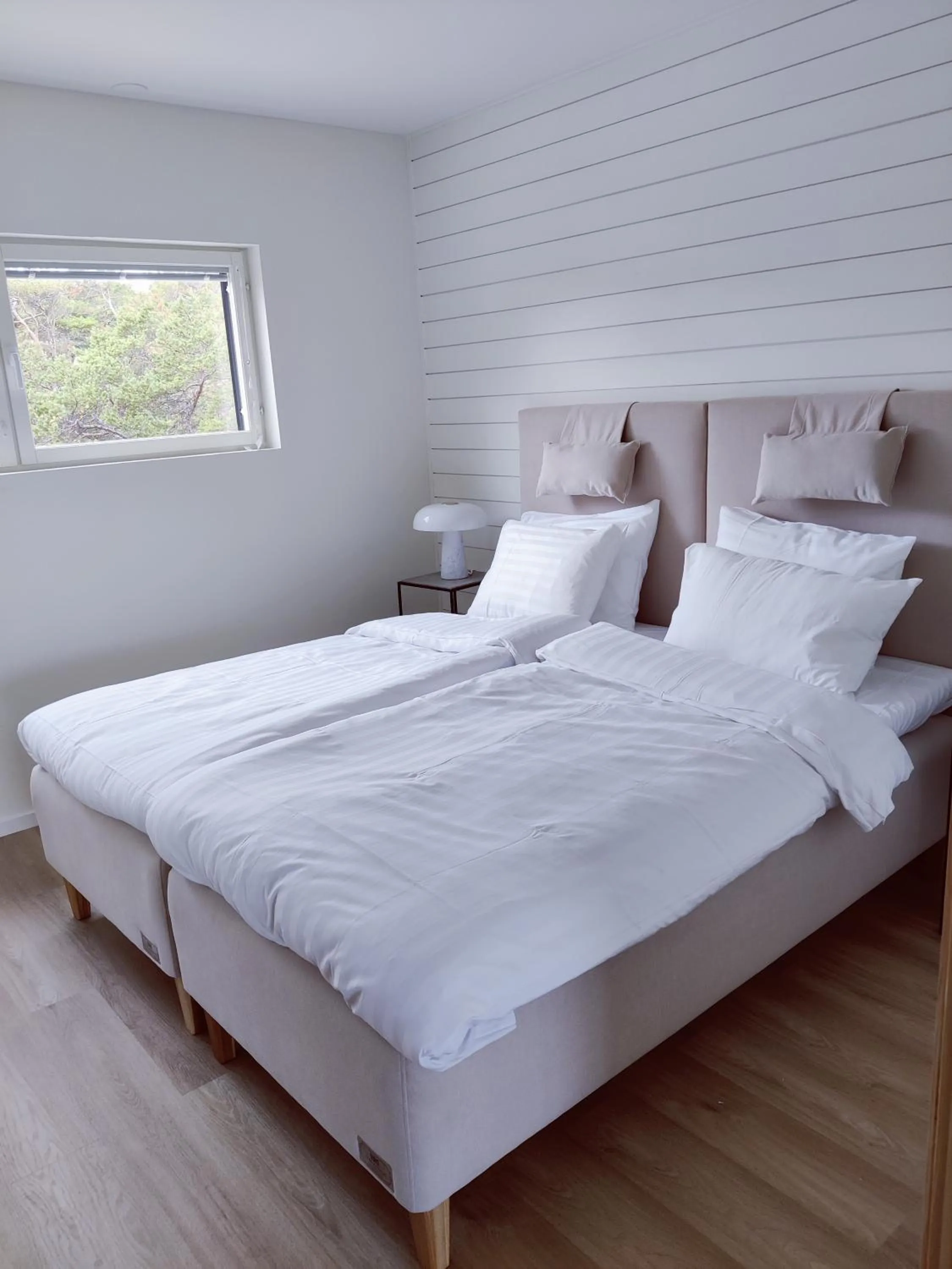 Bed in HavsVidden Resort