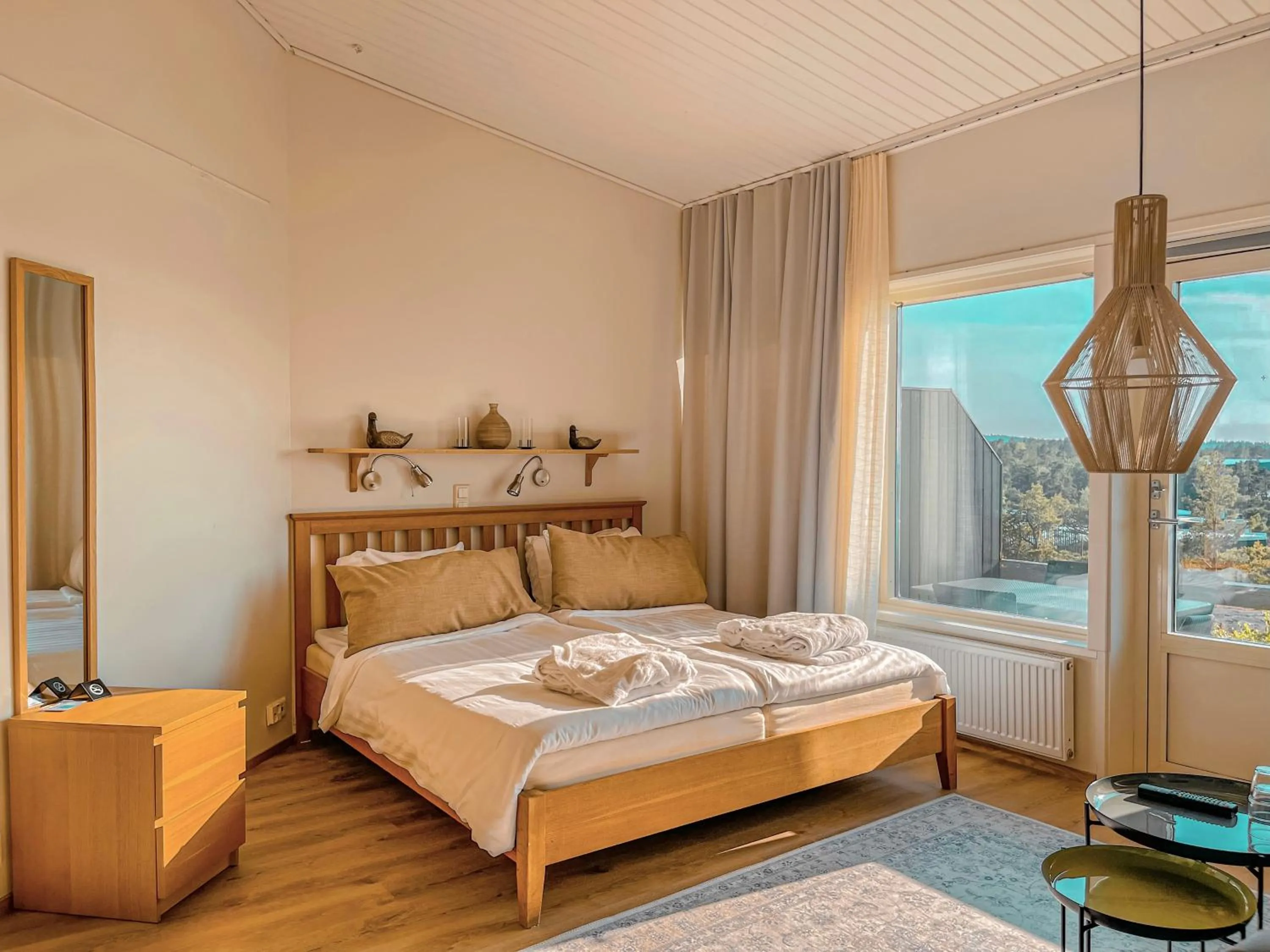 Photo of the whole room, Bed in HavsVidden Resort