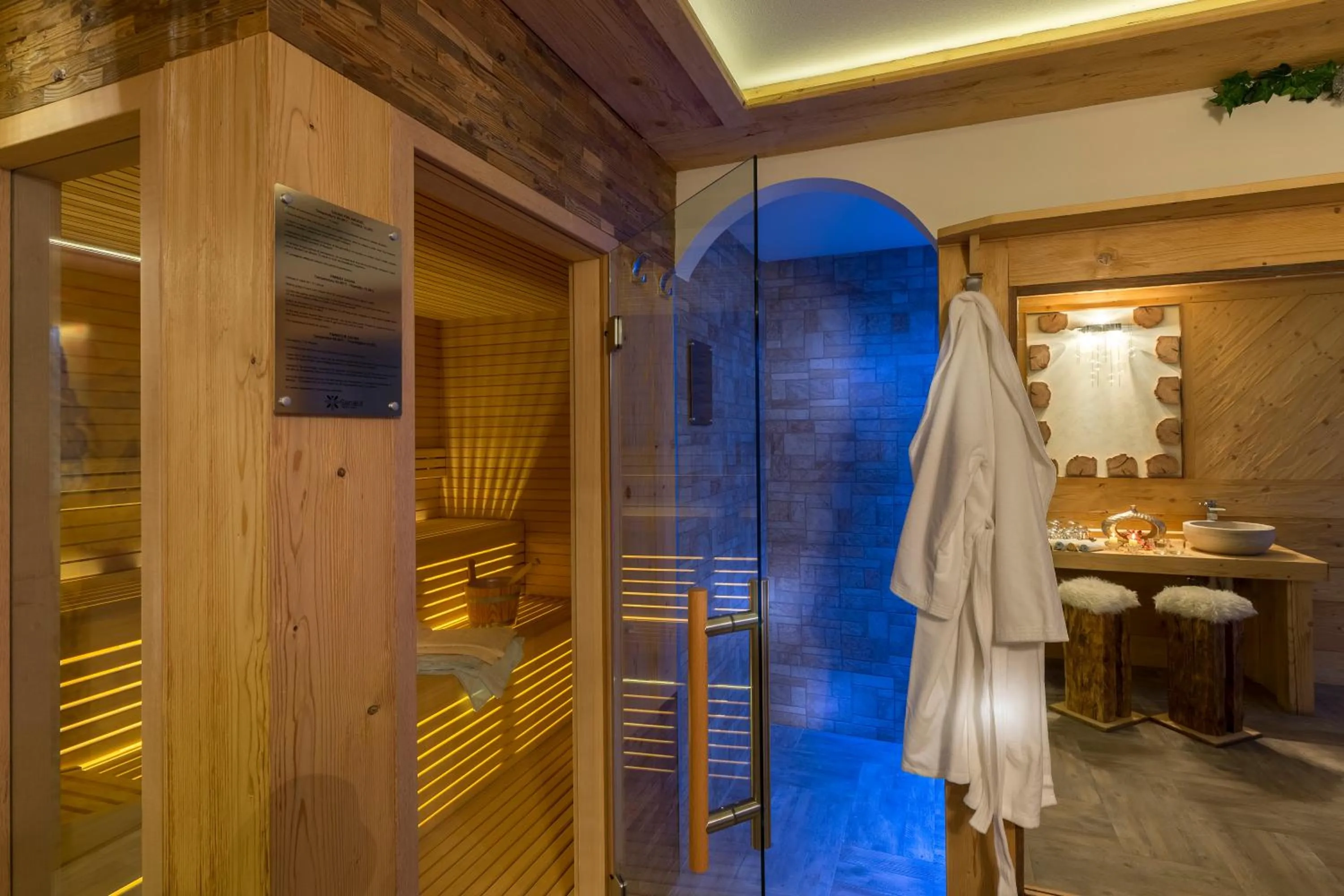 Sauna in Garnì Prà Fiorì