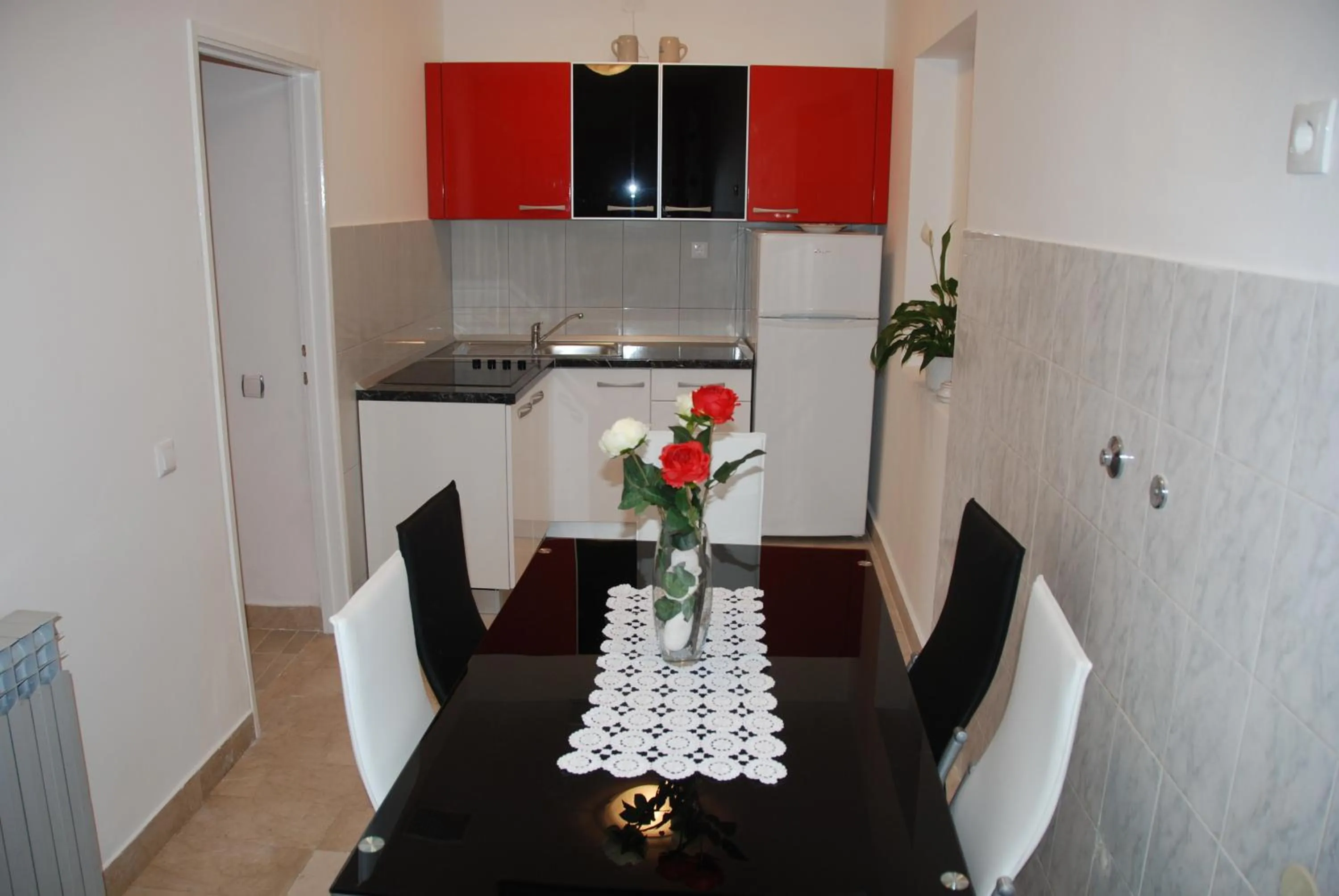Kitchen or kitchenette in Hostel Villa Zorana
