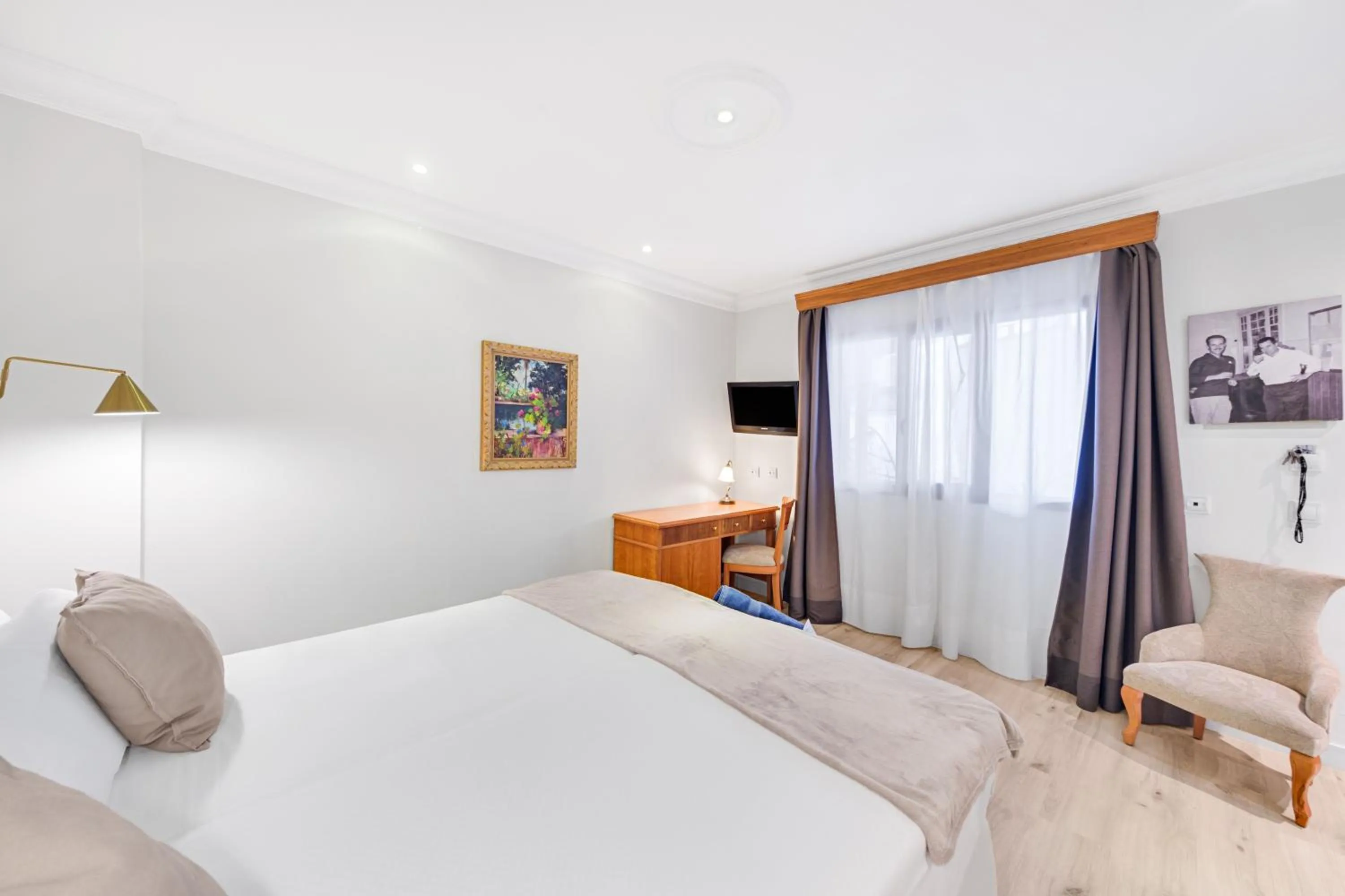 Bed in Hotel Ciutat Jardi