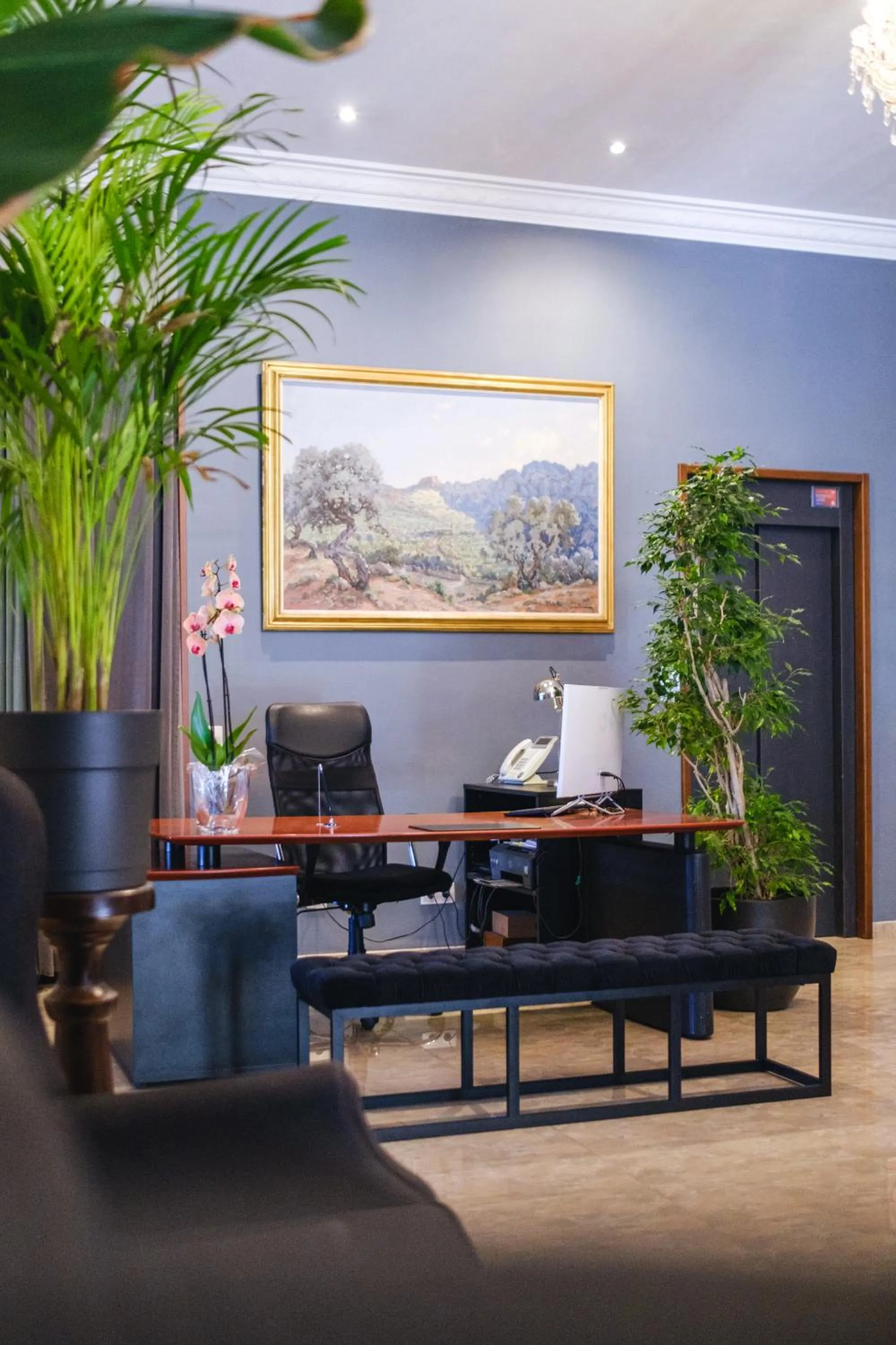 Lobby or reception in Hotel Ciutat Jardi