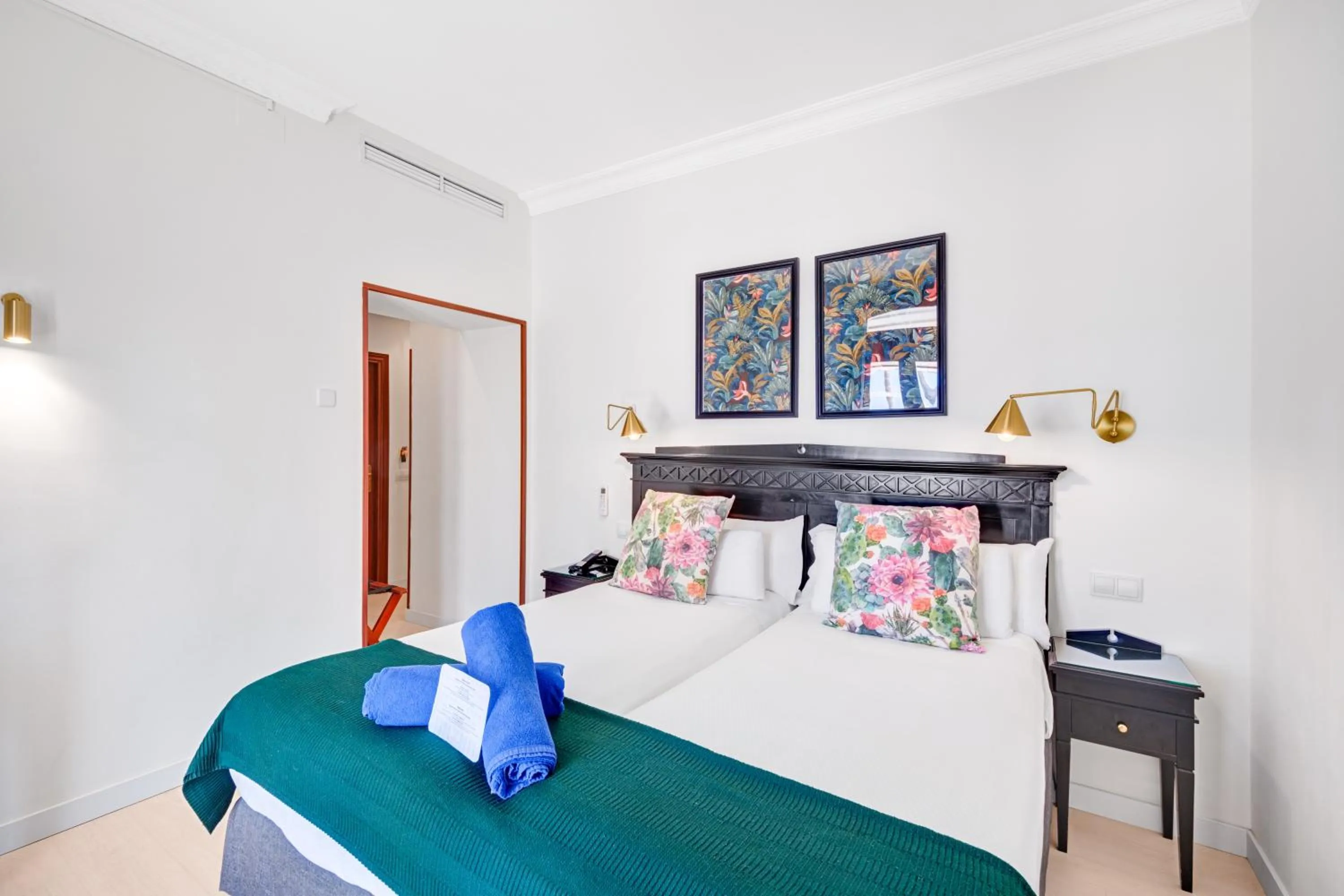 Bed in Hotel Ciutat Jardi