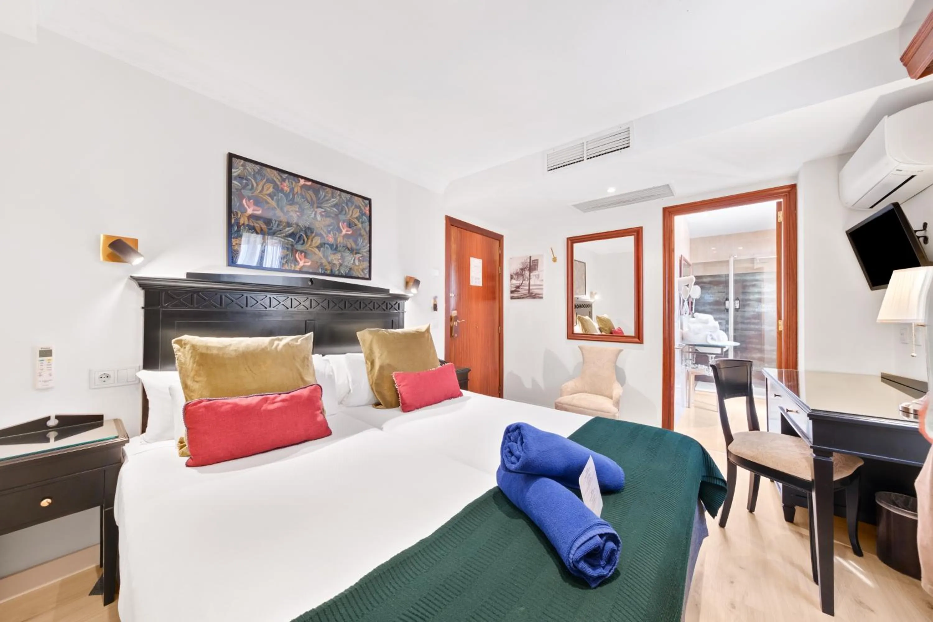 Bed in Hotel Ciutat Jardi