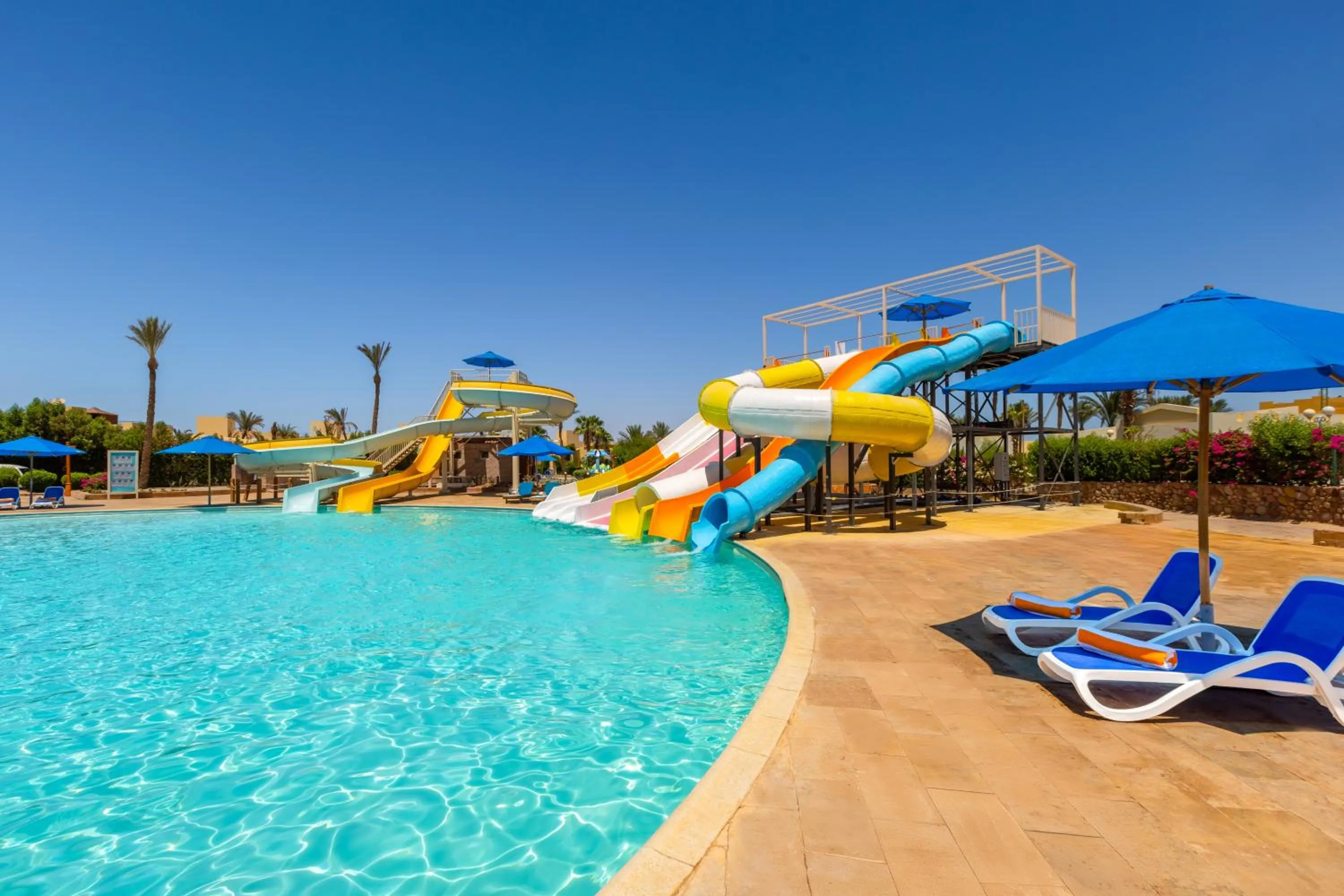 Aqua park in Amwaj Oyoun Resort