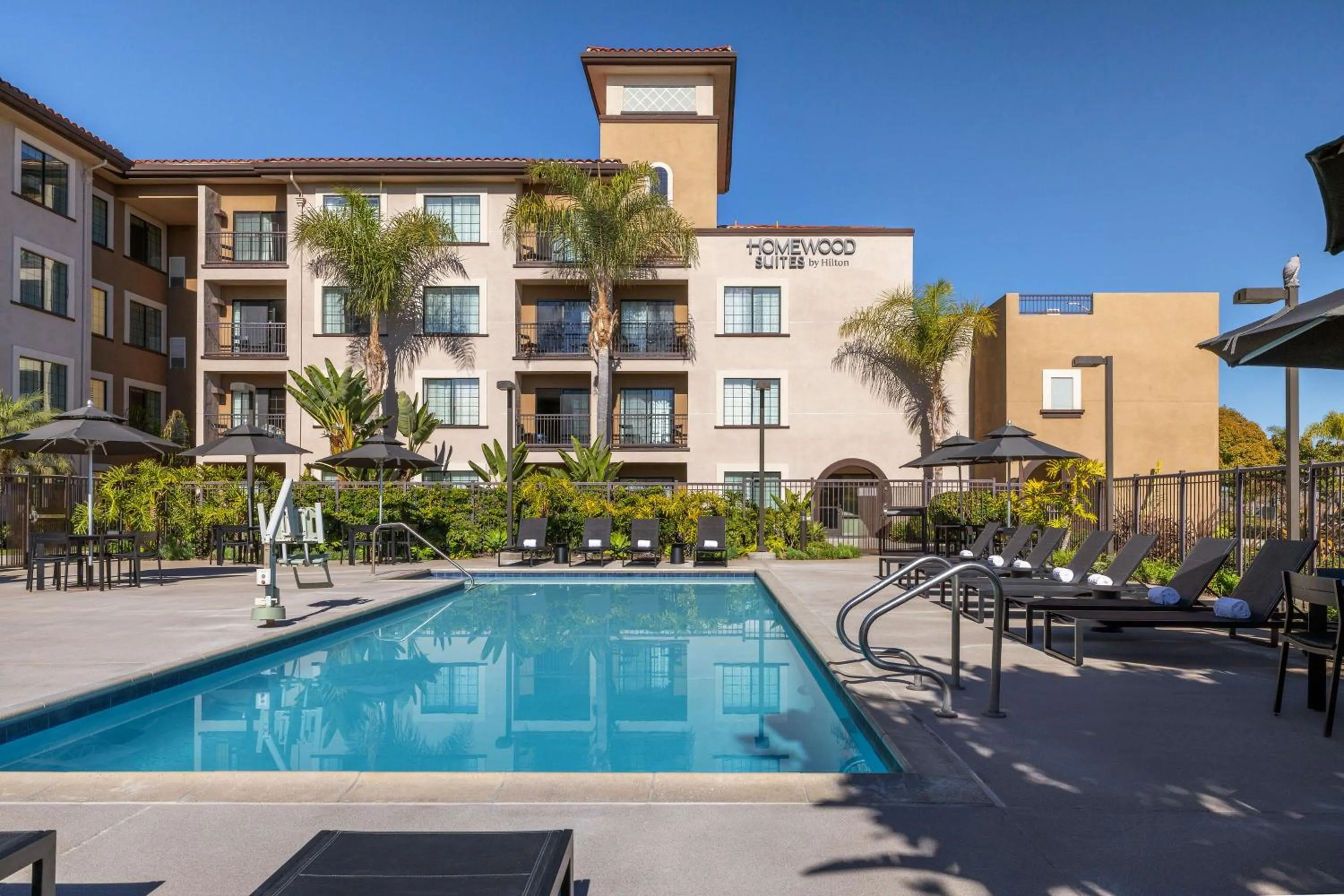 Pool view in Homewood Suites by Hilton San Diego Airport-Liberty Station