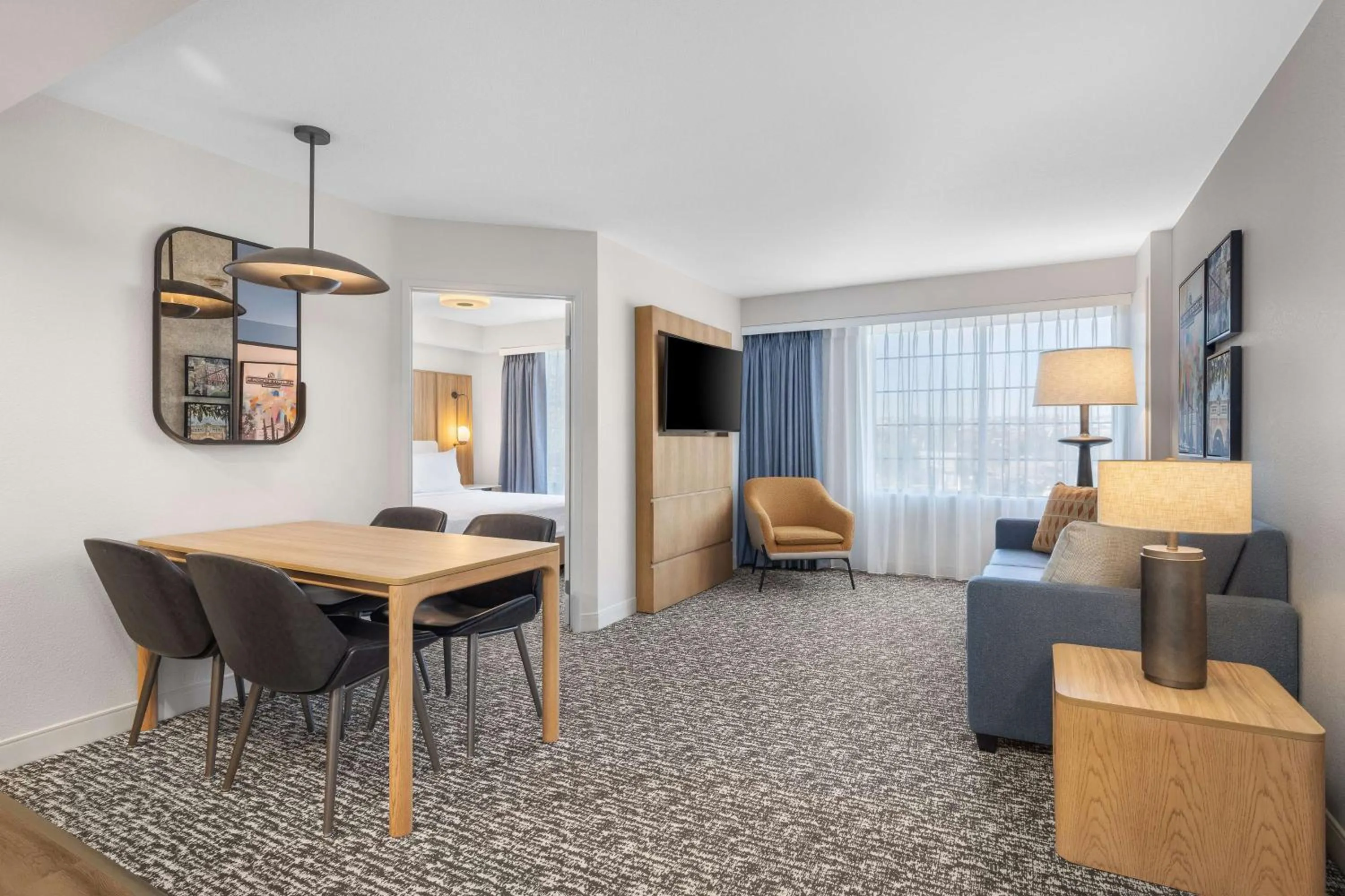 Living room in Homewood Suites by Hilton San Diego Airport-Liberty Station